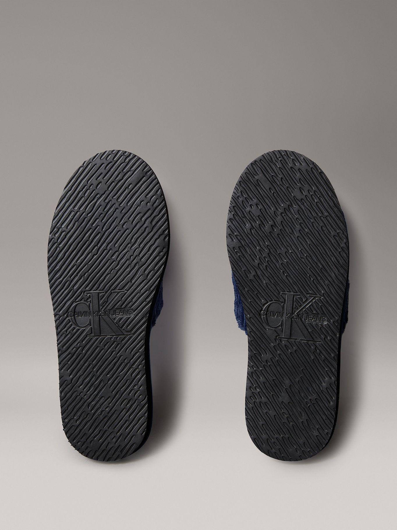 Pantuflas Estilo Corduroy Azul Calvin Klein-3