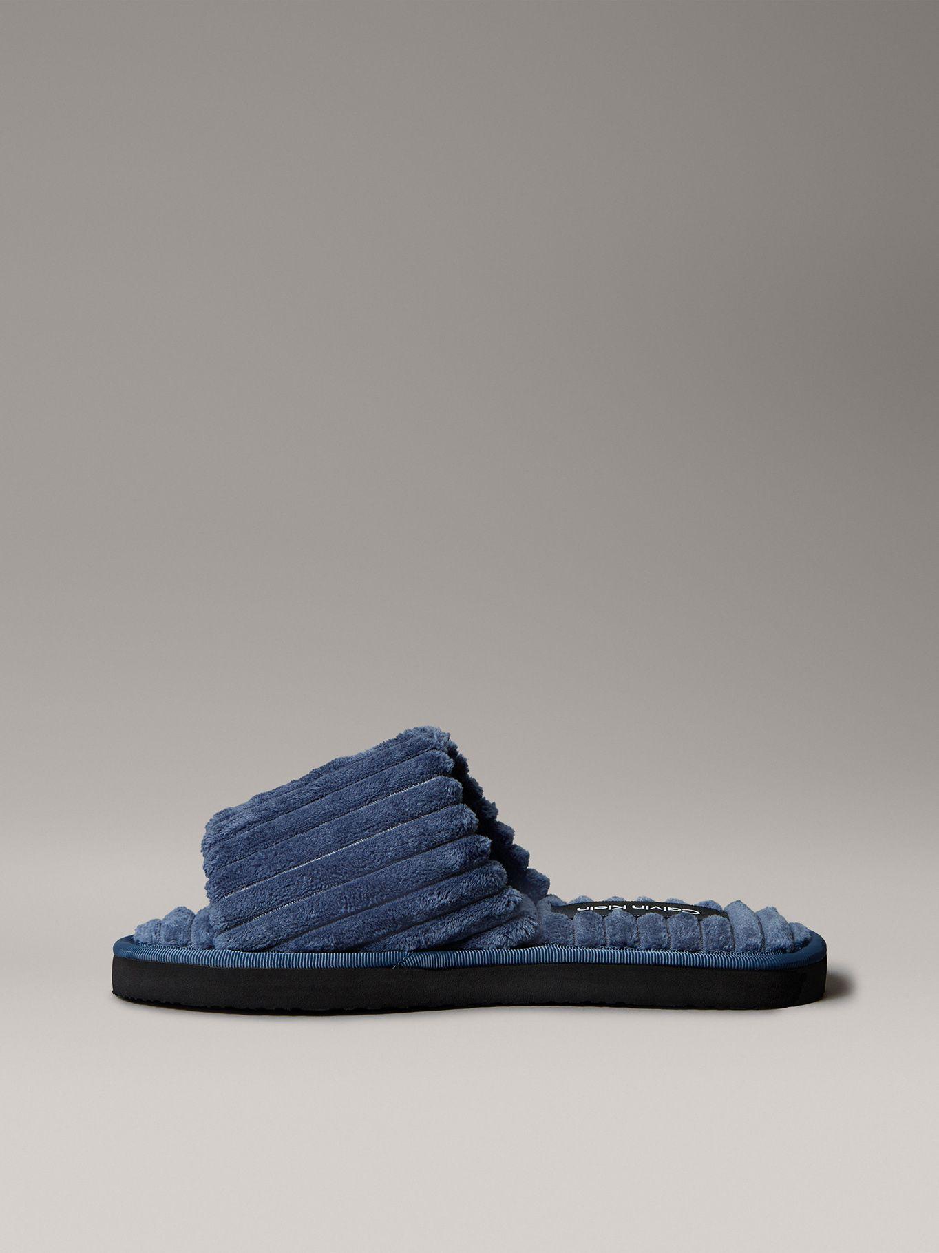 Pantuflas Estilo Corduroy Azul Calvin Klein-5