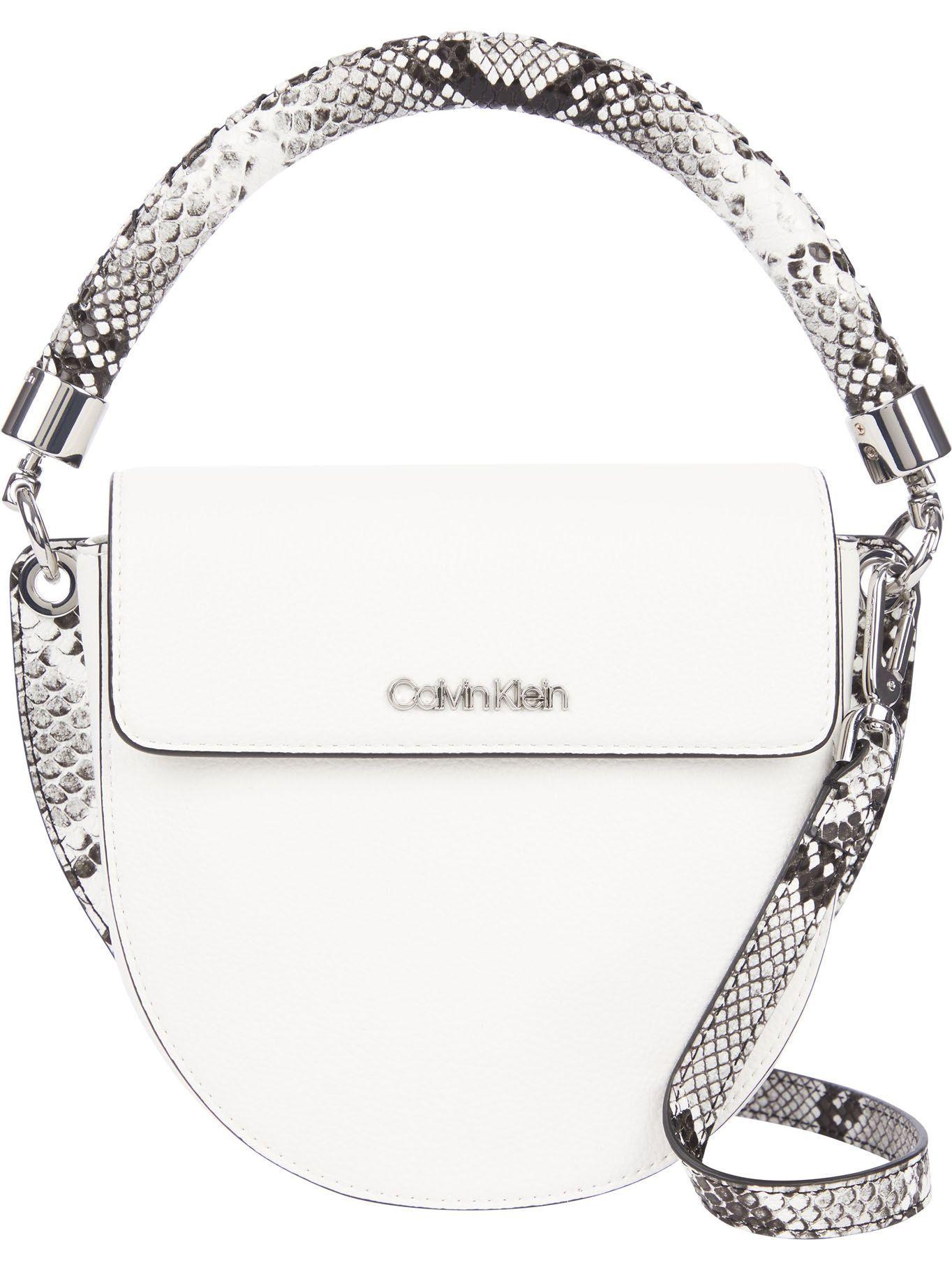 Cartera Braid Touch Blanco Calvin Klein Mujer-0