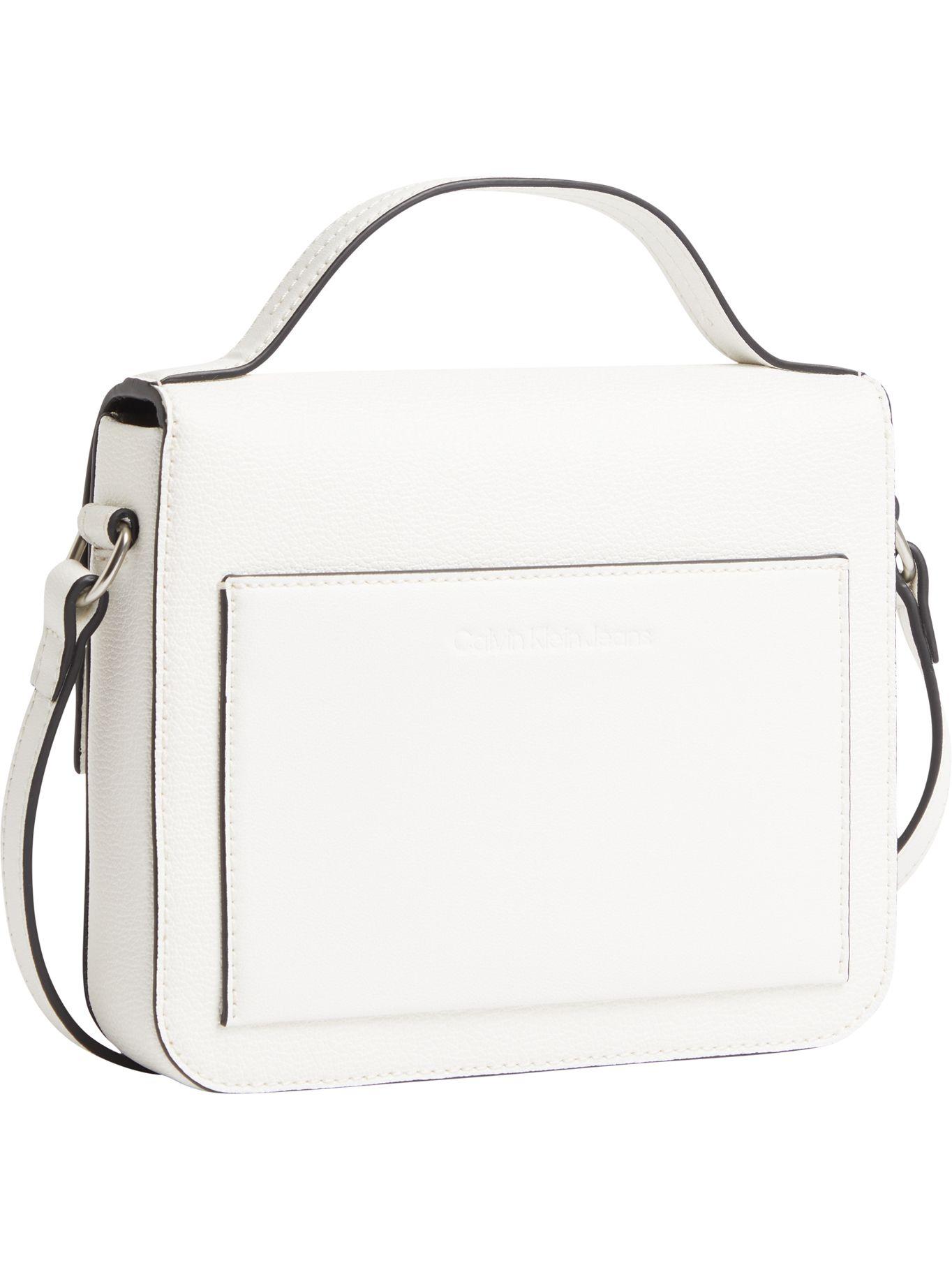 Cartera pequeña con logo Blanco Calvin Klein-1