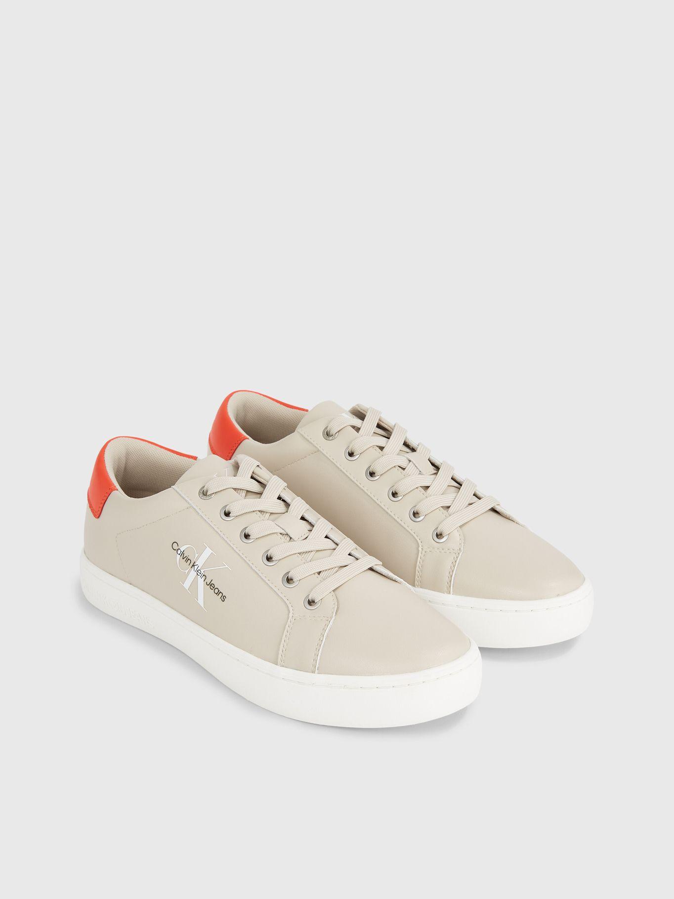 Zapatilla Cupsole Lace Up Low Beige Calvin Klein-0