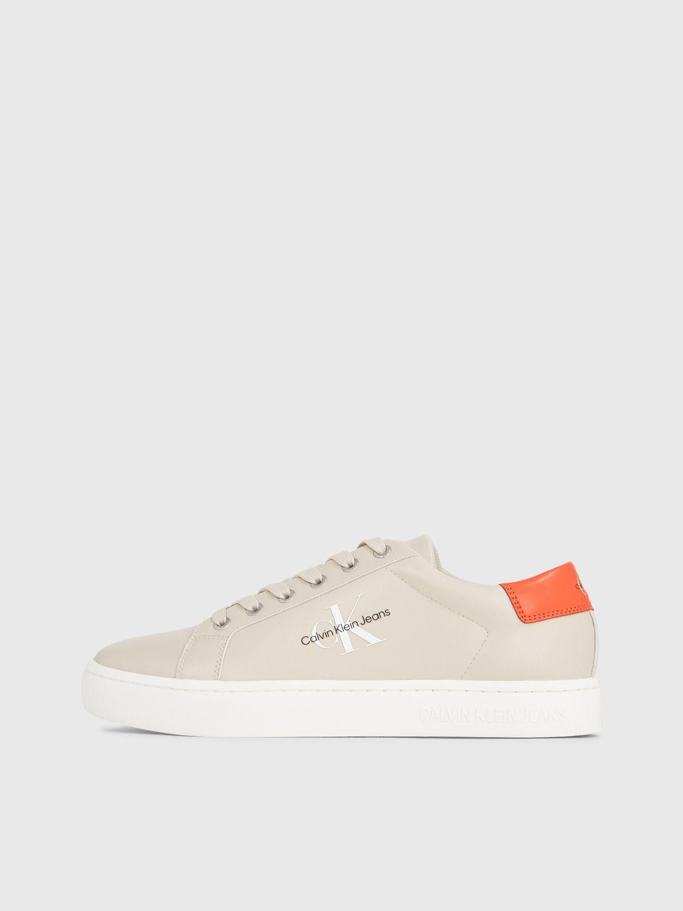 Zapatilla Cupsole Lace Up Low Beige Calvin Klein-5