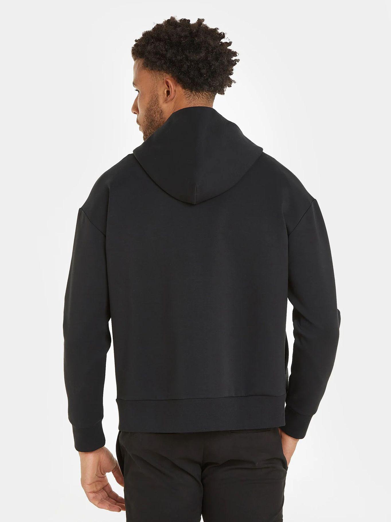 Polerón con Cierre Embossed Negro Calvin Klein-1