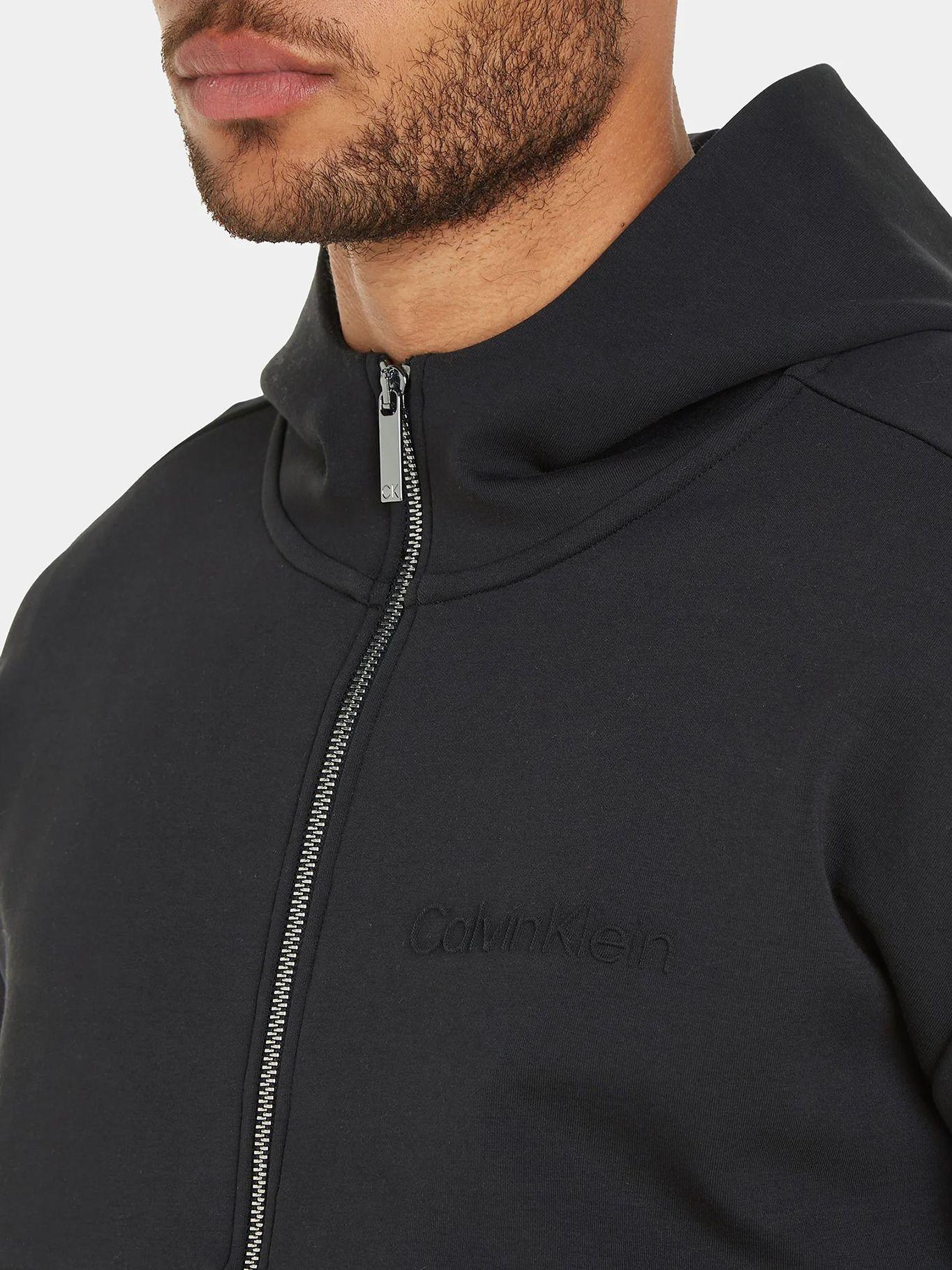 Polerón con Cierre Embossed Negro Calvin Klein-2