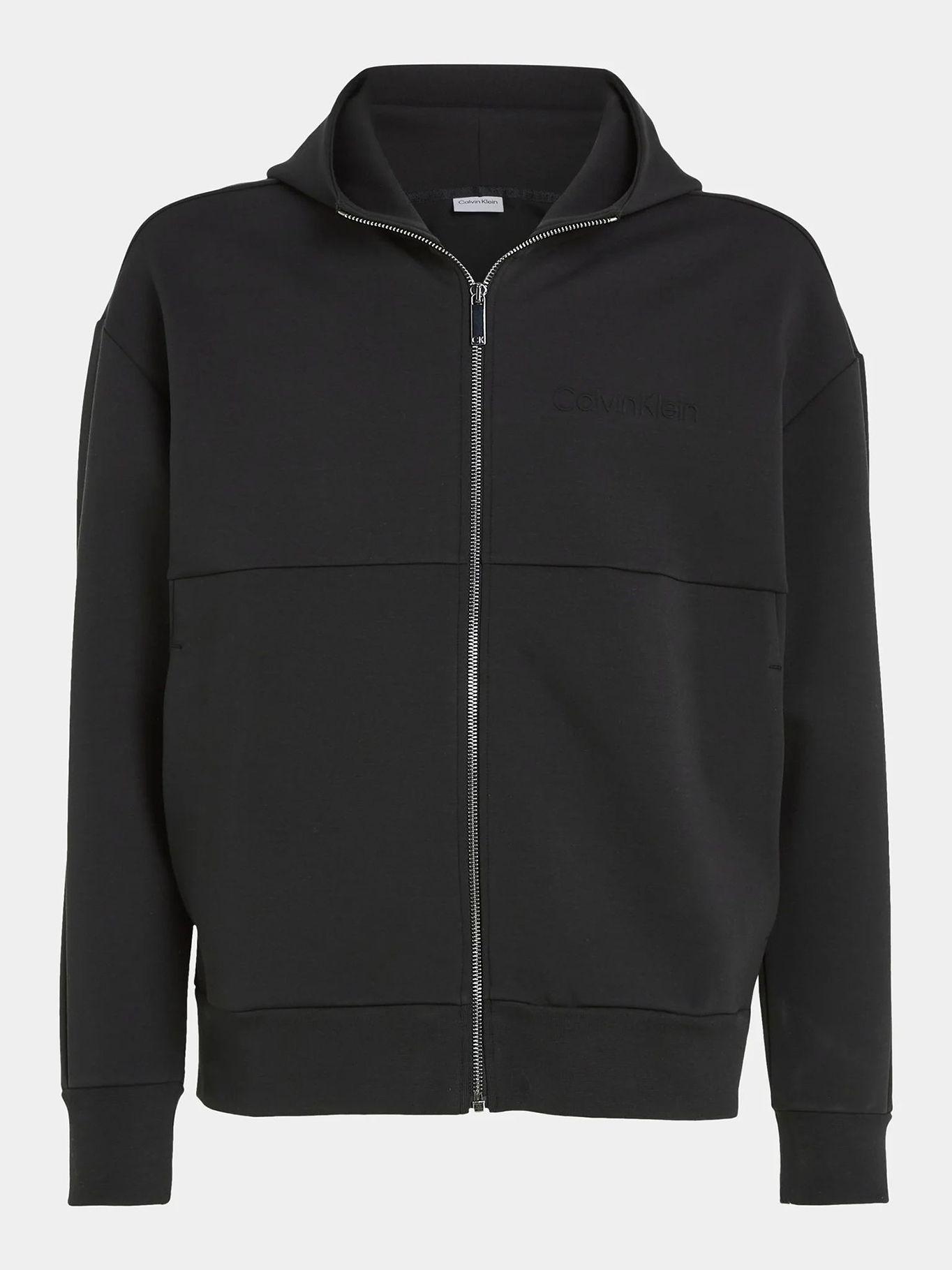 Polerón con Cierre Embossed Negro Calvin Klein-4