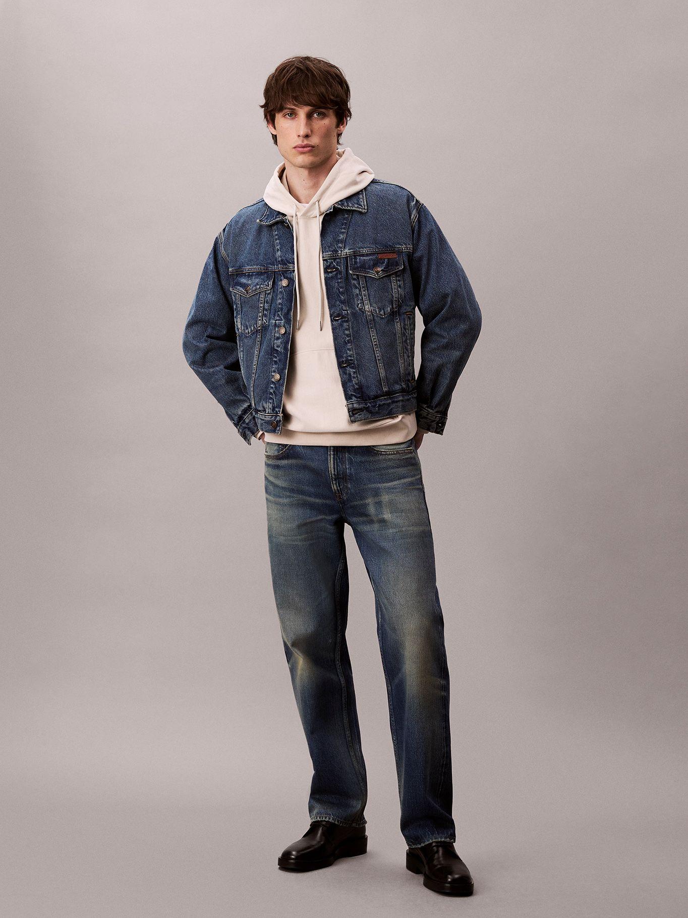 Polerón de Gorro Bordado Monograma Beige Calvin Klein-1