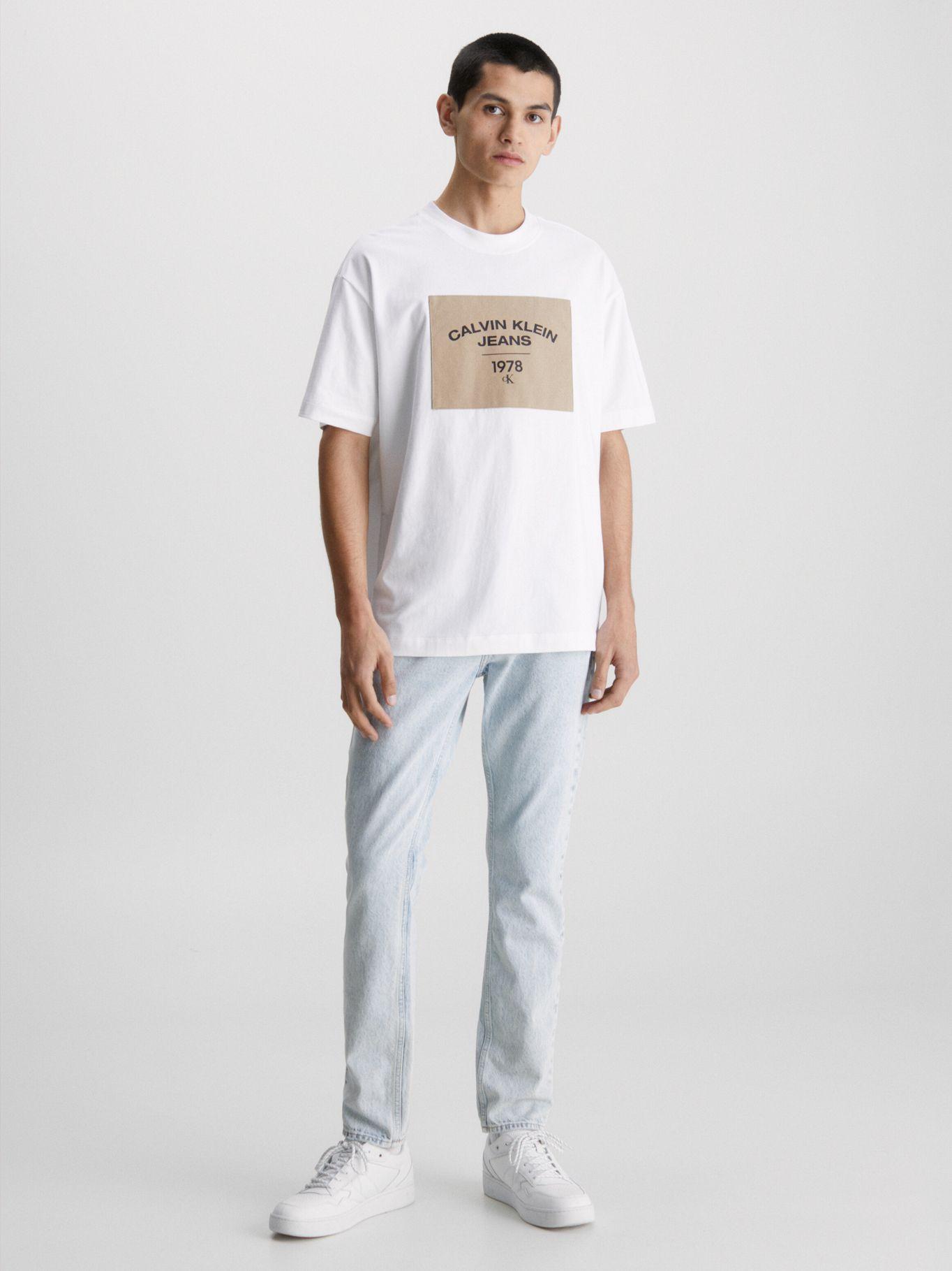 Polera Canvas Curve Blanco Calvin Klein-1