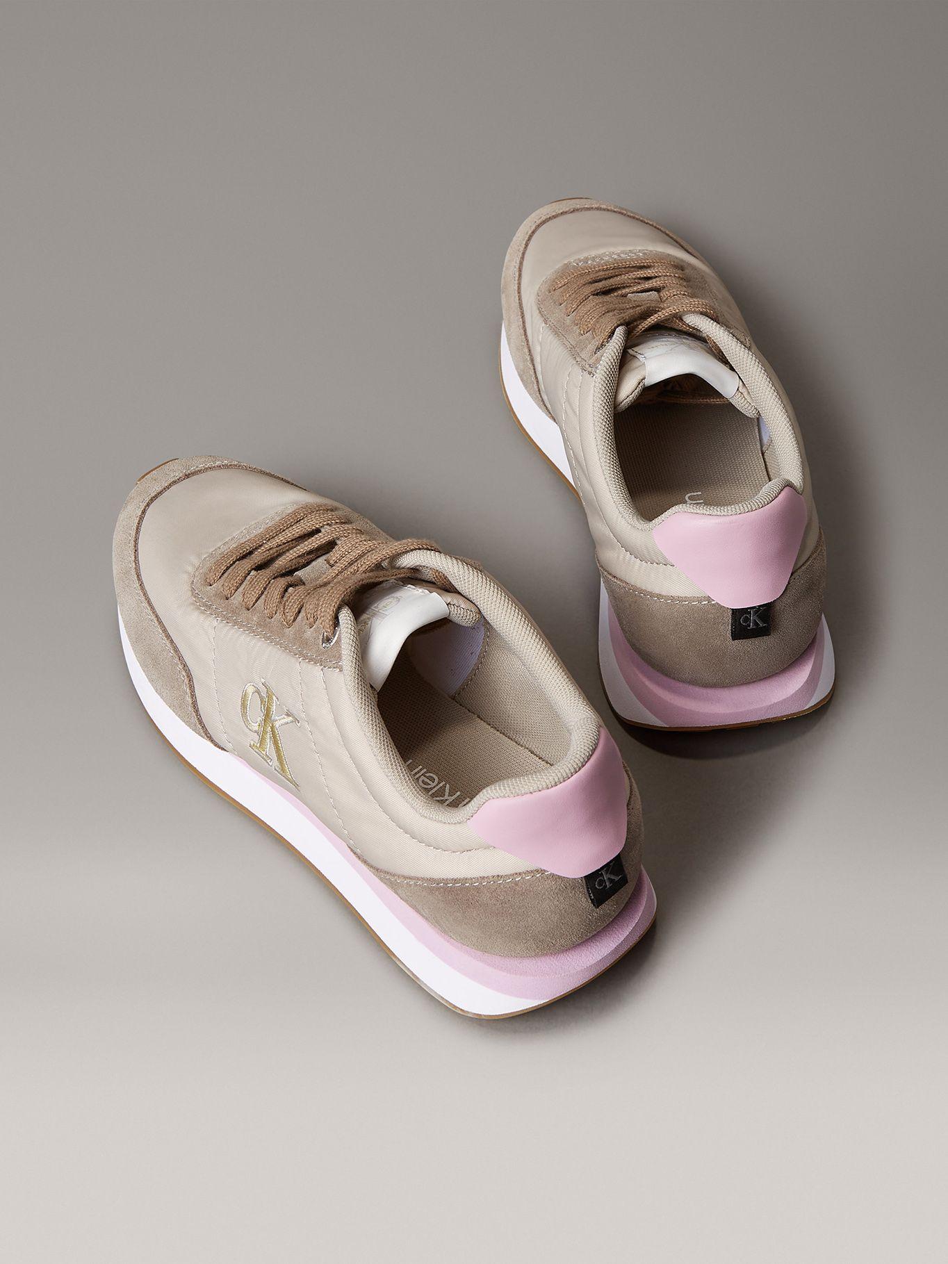 Zapatillas Retro Runner Beige Calvin Klein-1