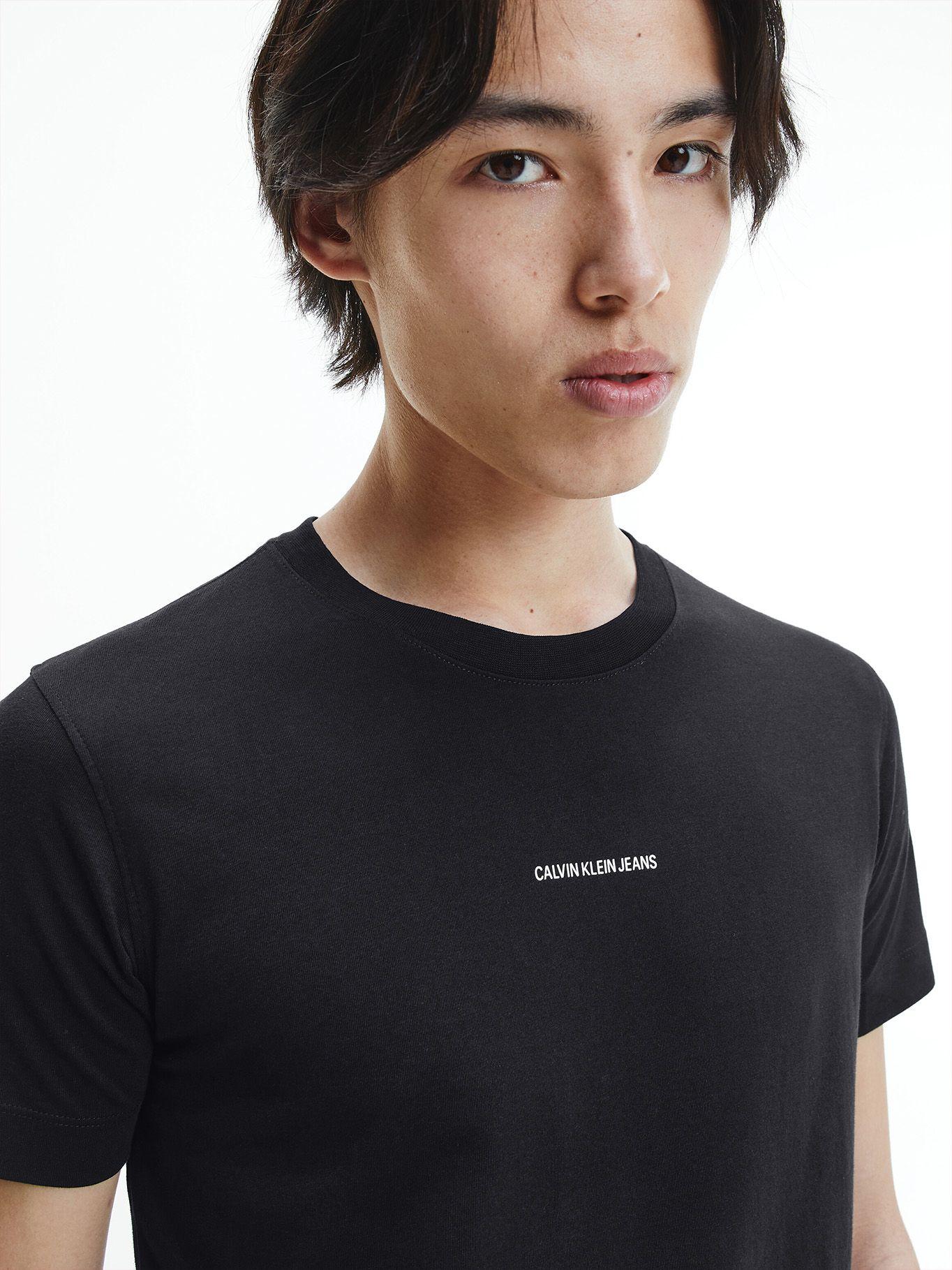 Polera Micro Branding Negro Calvin Klein-3