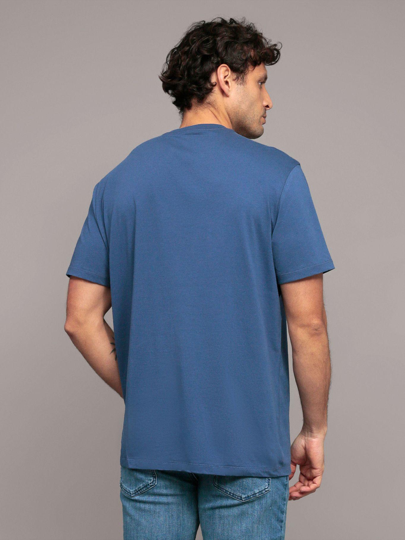 Polera Bogo Graphic Azul Calvin Klein-3