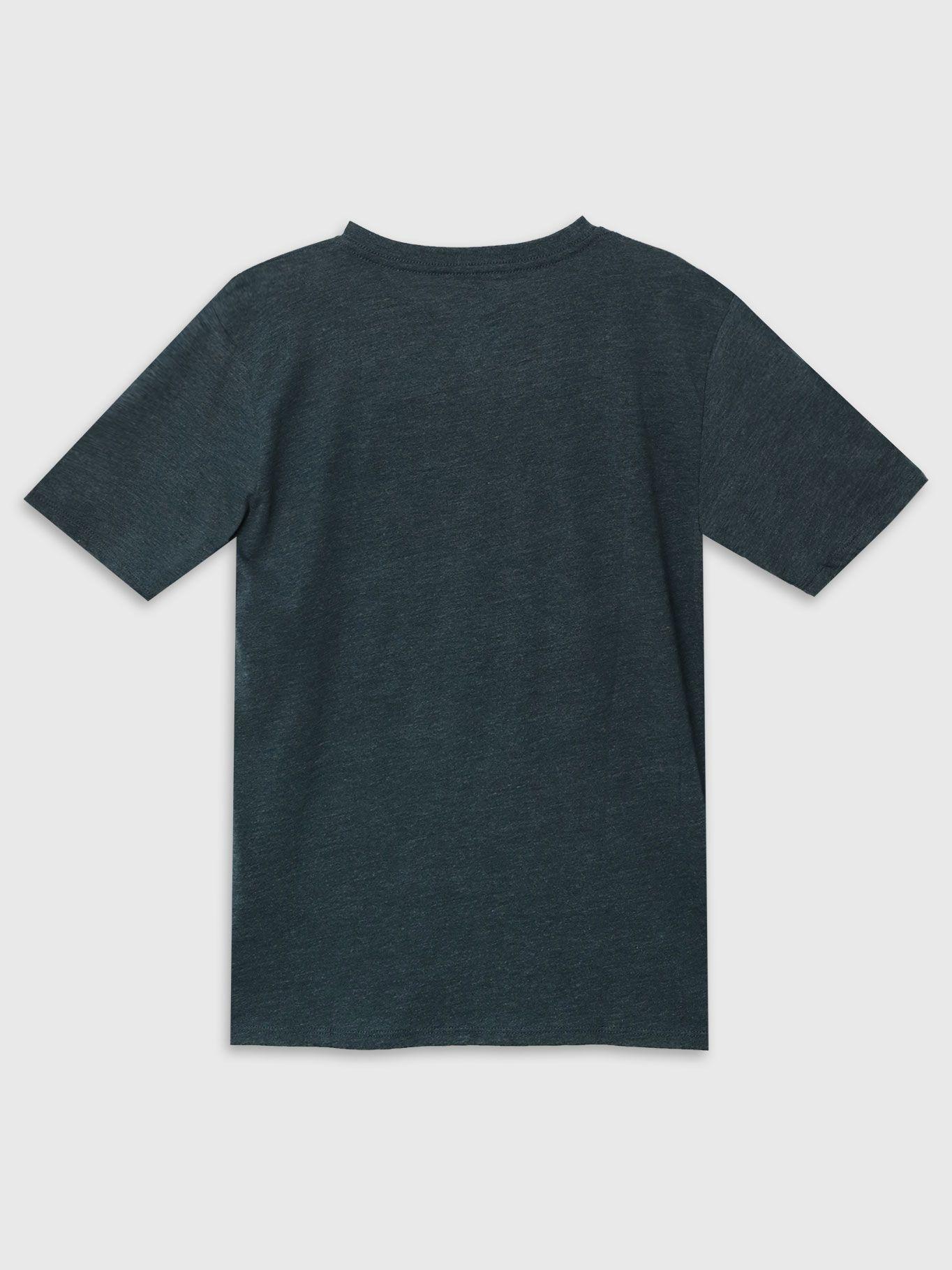 Polera Niño Monogram V Neck Negro Calvin Klein-1