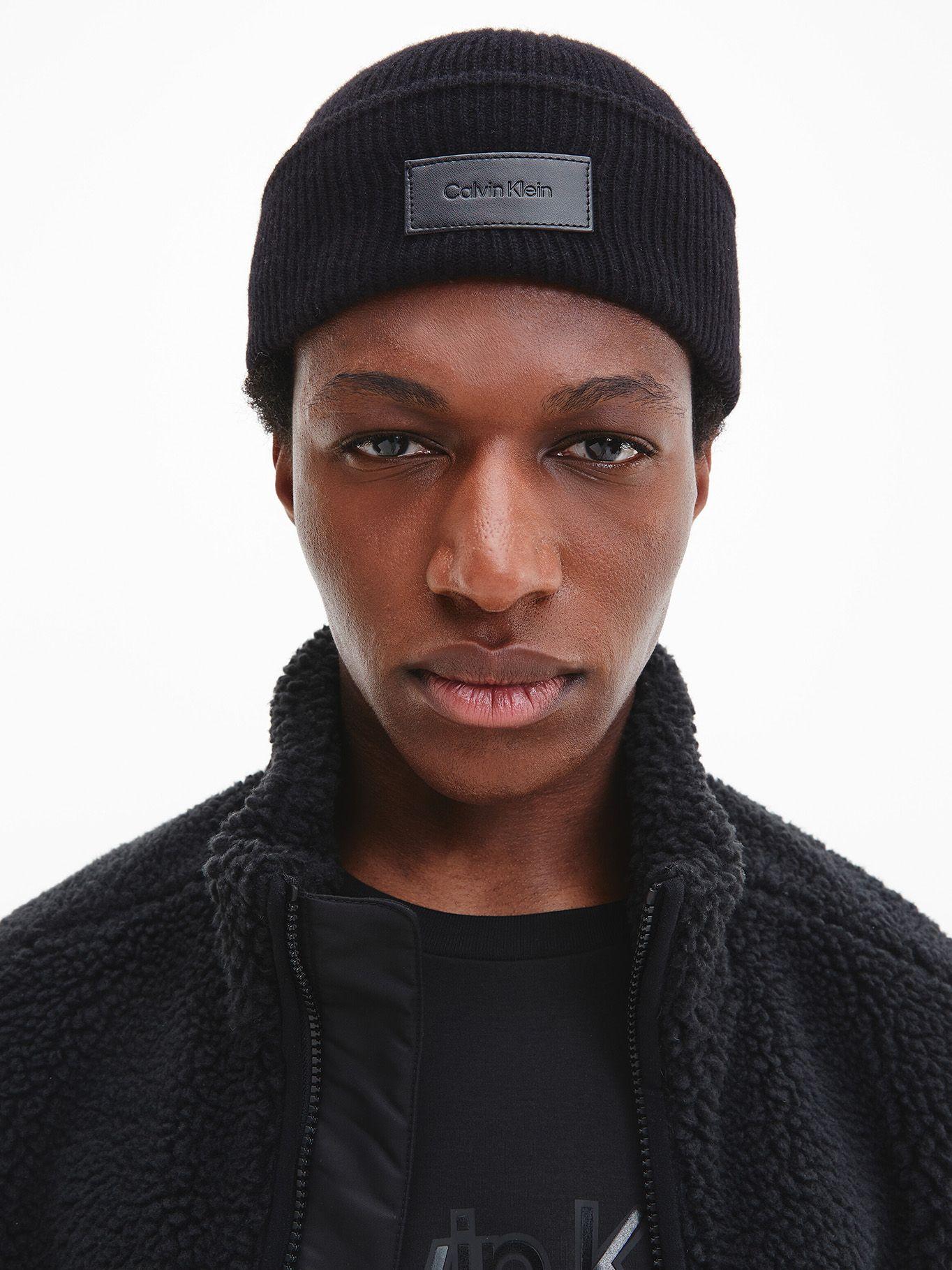 Jockey Badge Docker Beanie Negro Calvin Klein-2