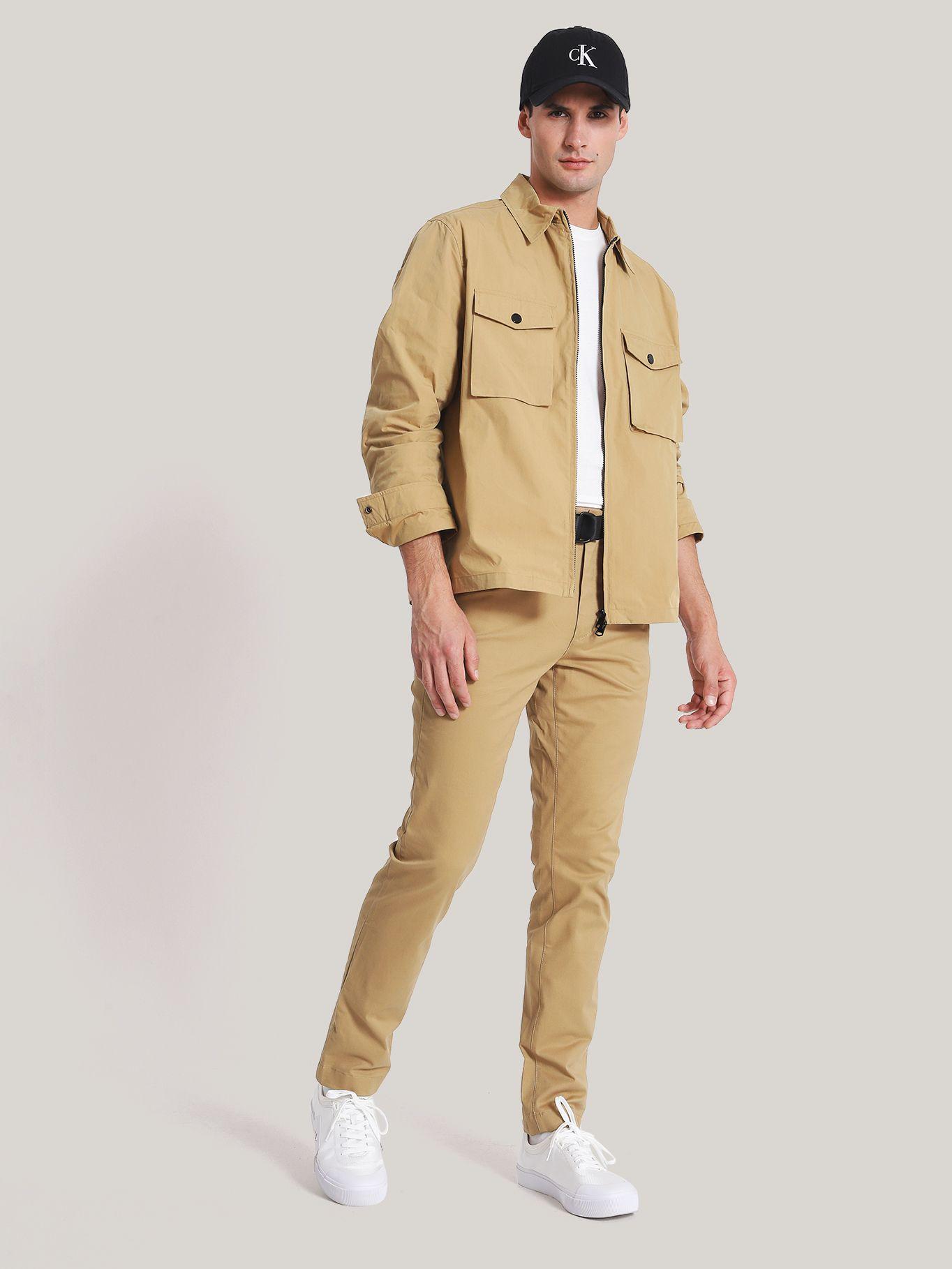Pantalón Chino Modern Twill Café Calvin Klein-1