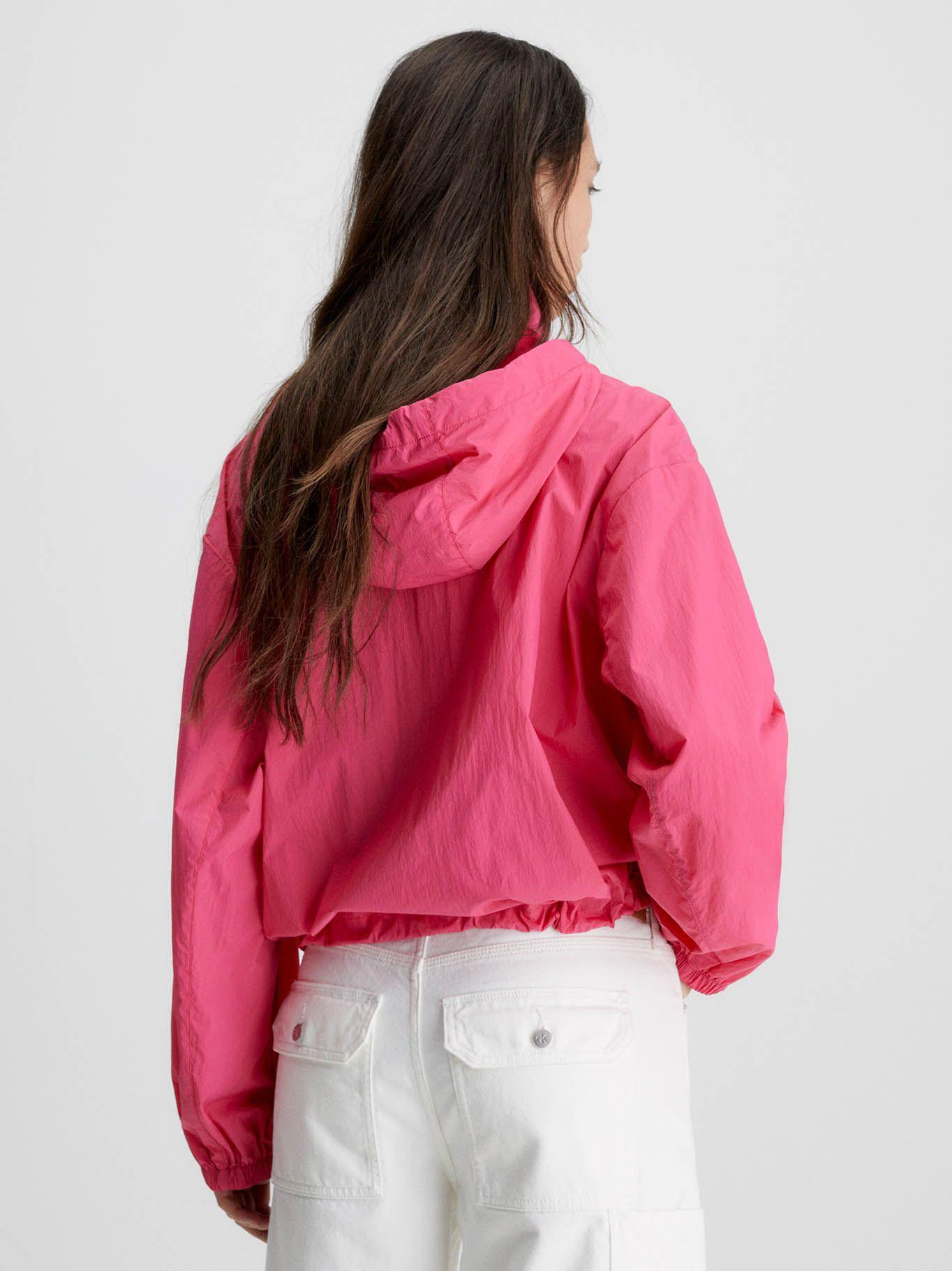 Cortavientos reciclado con capucha Rosado Calvin Klein-2