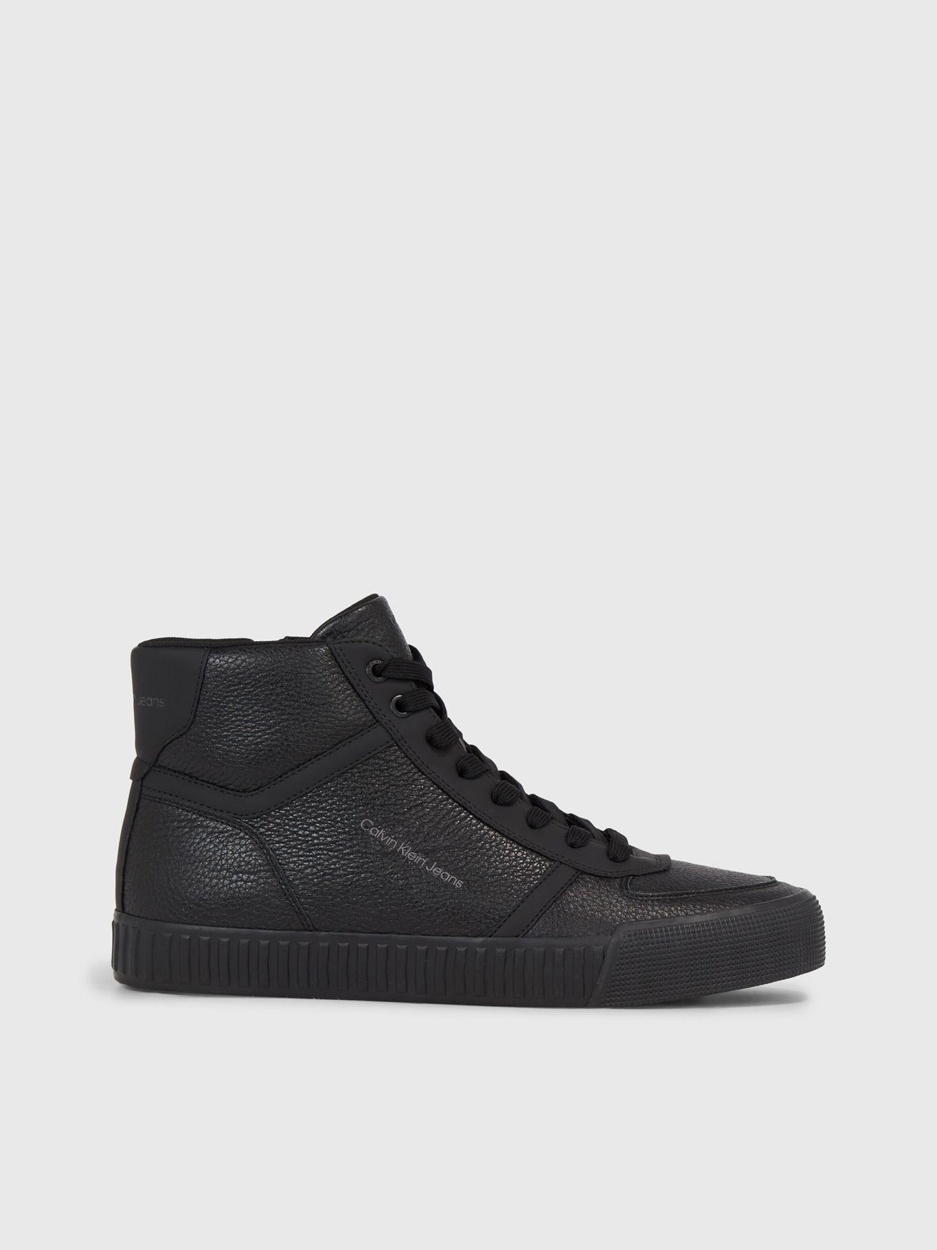 Zapatilla Skater Vulc Mid Negro Calvin Klein-4