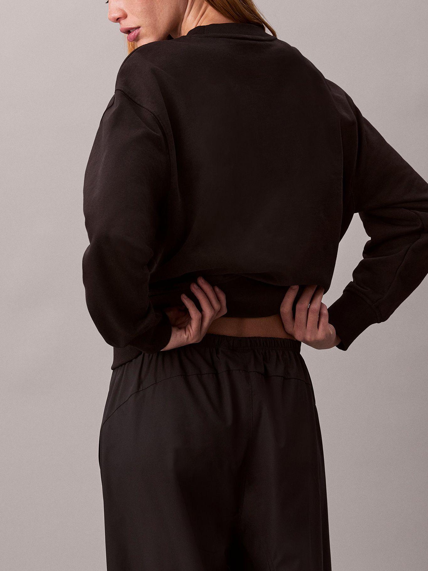 Polerón De Felpa Negro Calvin Klein-4