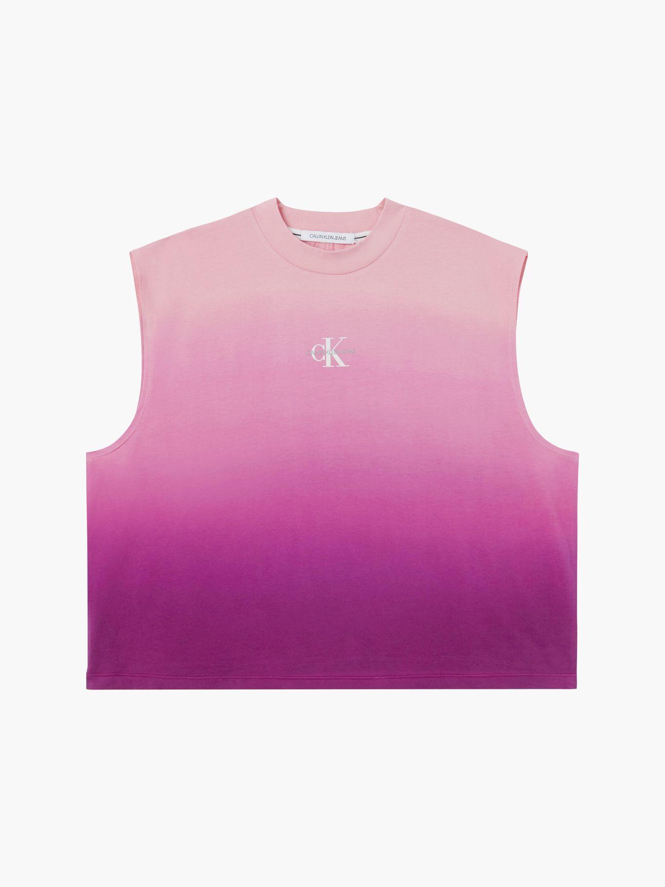 Polera Dip Dye Fucsia Calvin Klein Mujer-4