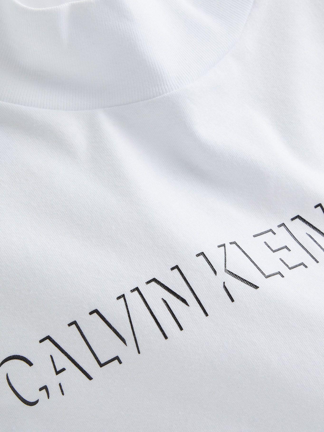 Polera Shadow Logo Blanco Calvin Klein-1