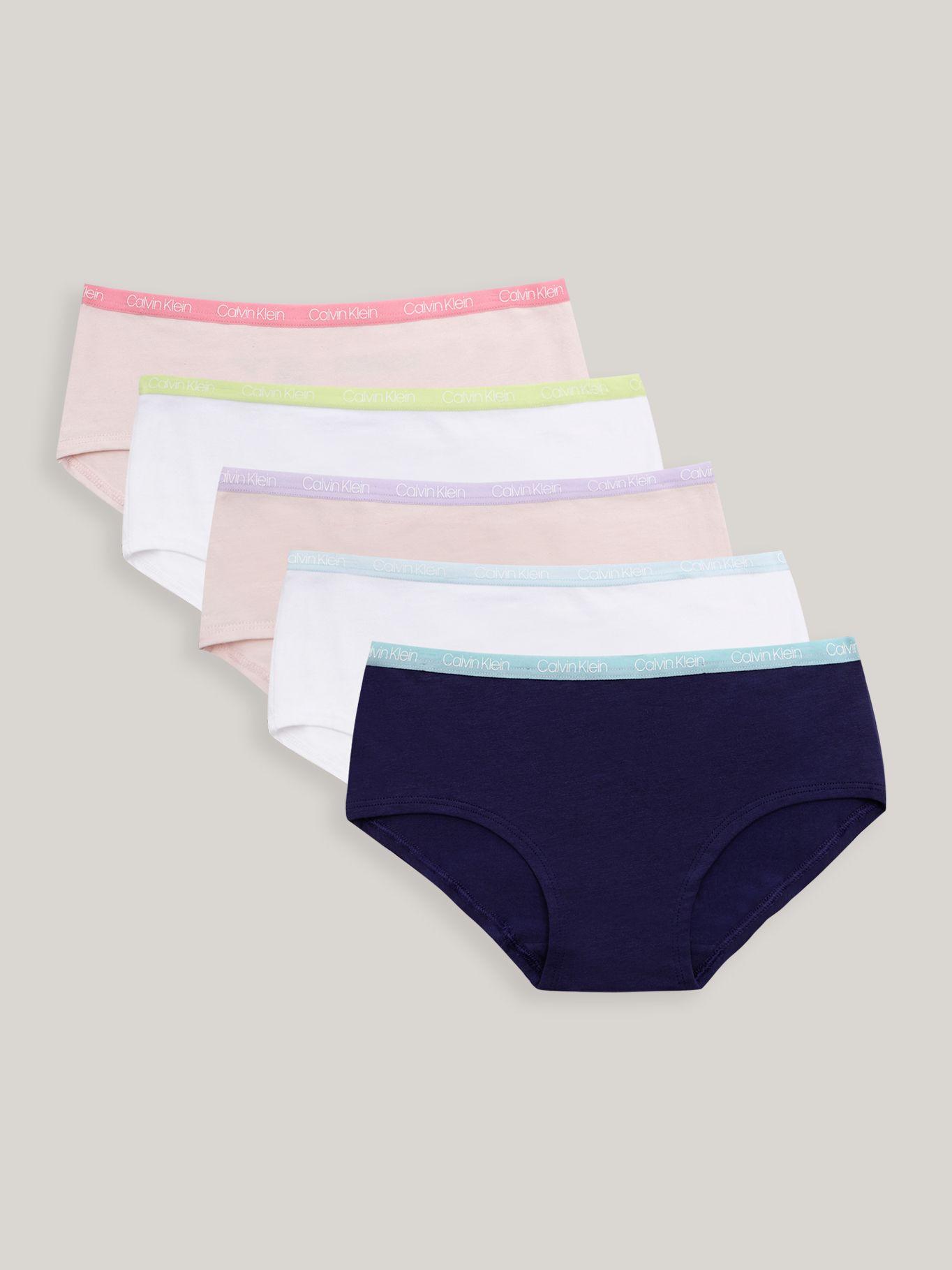 Pack 5 Calzones Niña Hipster  Surtido Calvin Klein-0