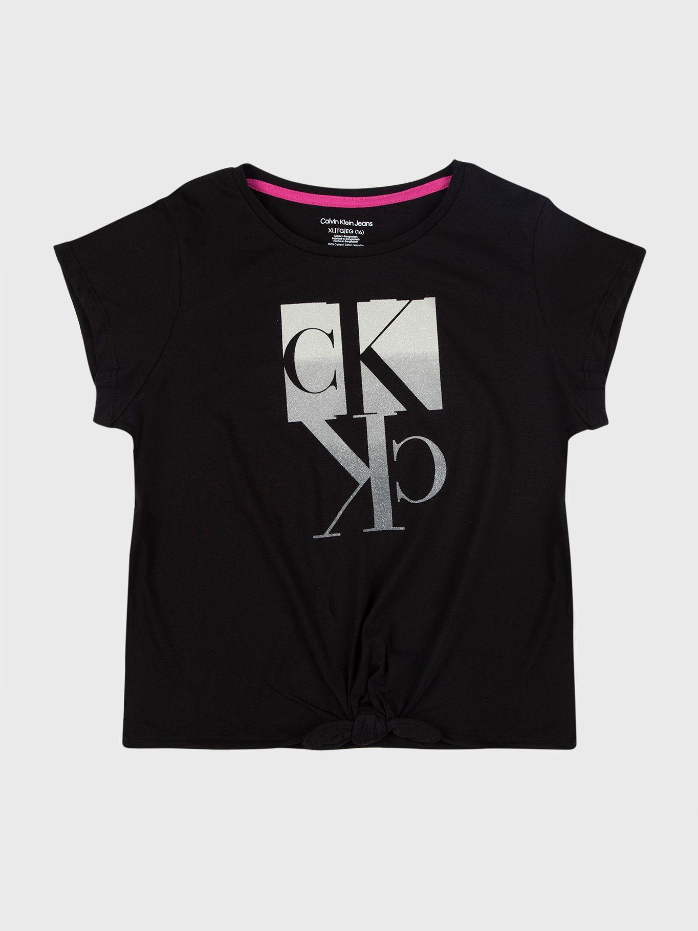 Polera Niña Gradient Negro Calvin Klein-0