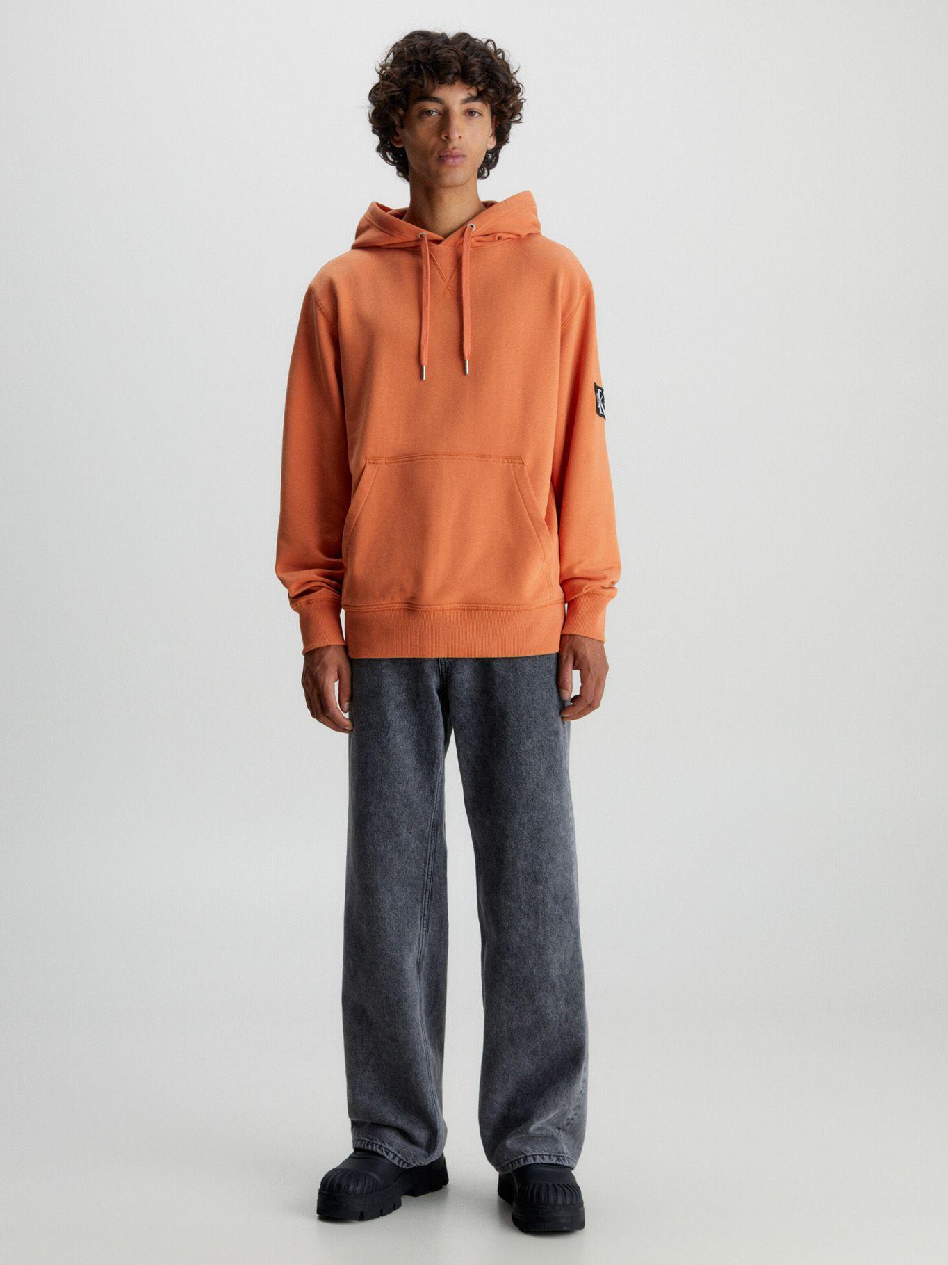 Polerón Hoddie Badge Naranja Calvin Klein-1