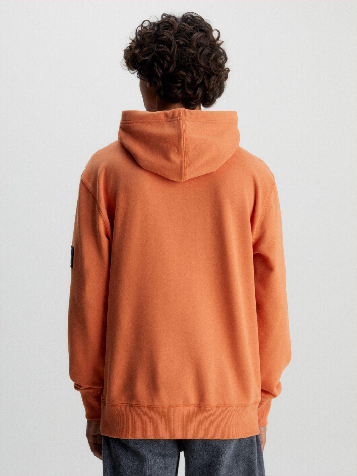 Polerón Hoddie Badge Naranja Calvin Klein-2