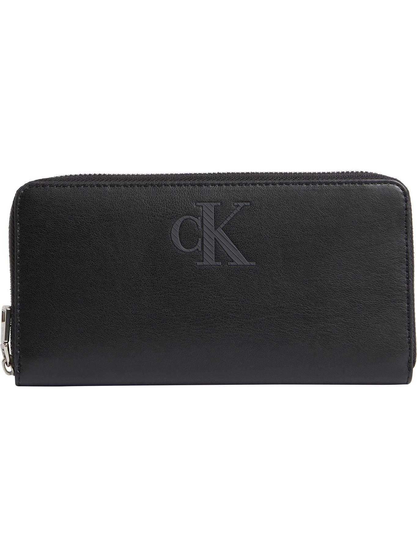 Billetera con cremallera Negro Calvin Klein K60K610346-BDS-0