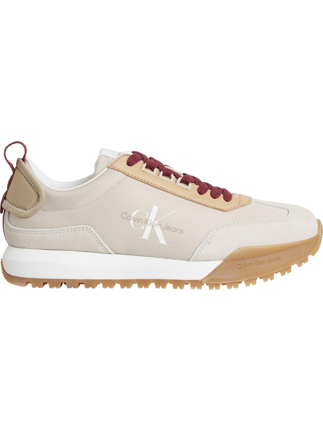 Zapatilla Toothy Runner Laceup Crema Calvin Klein-4