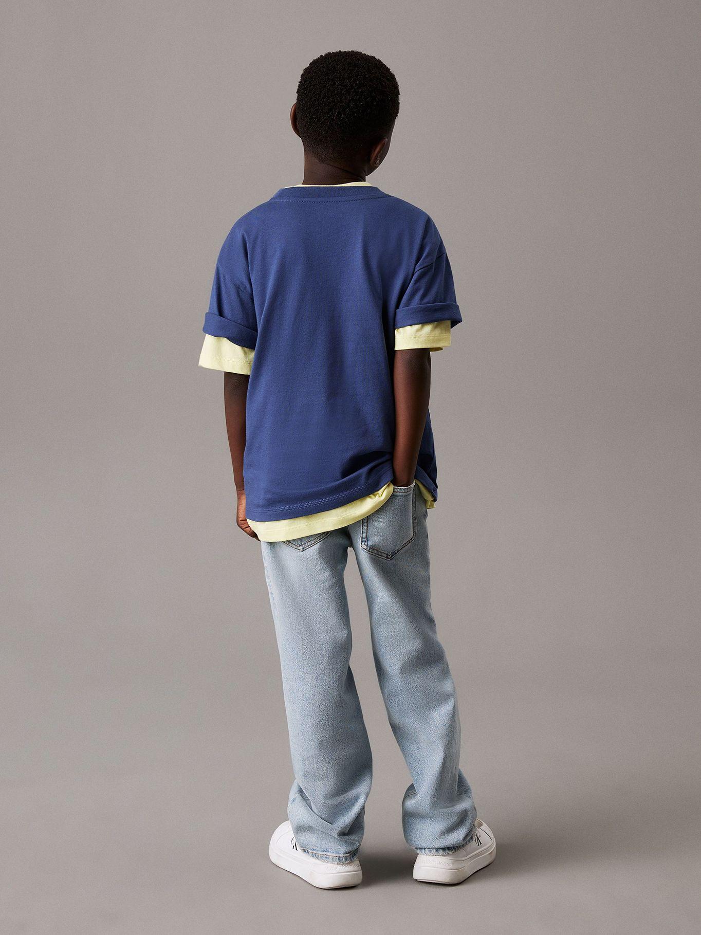 Polera Niño Bold Ckj Graphic Azul Calvin Klein-2