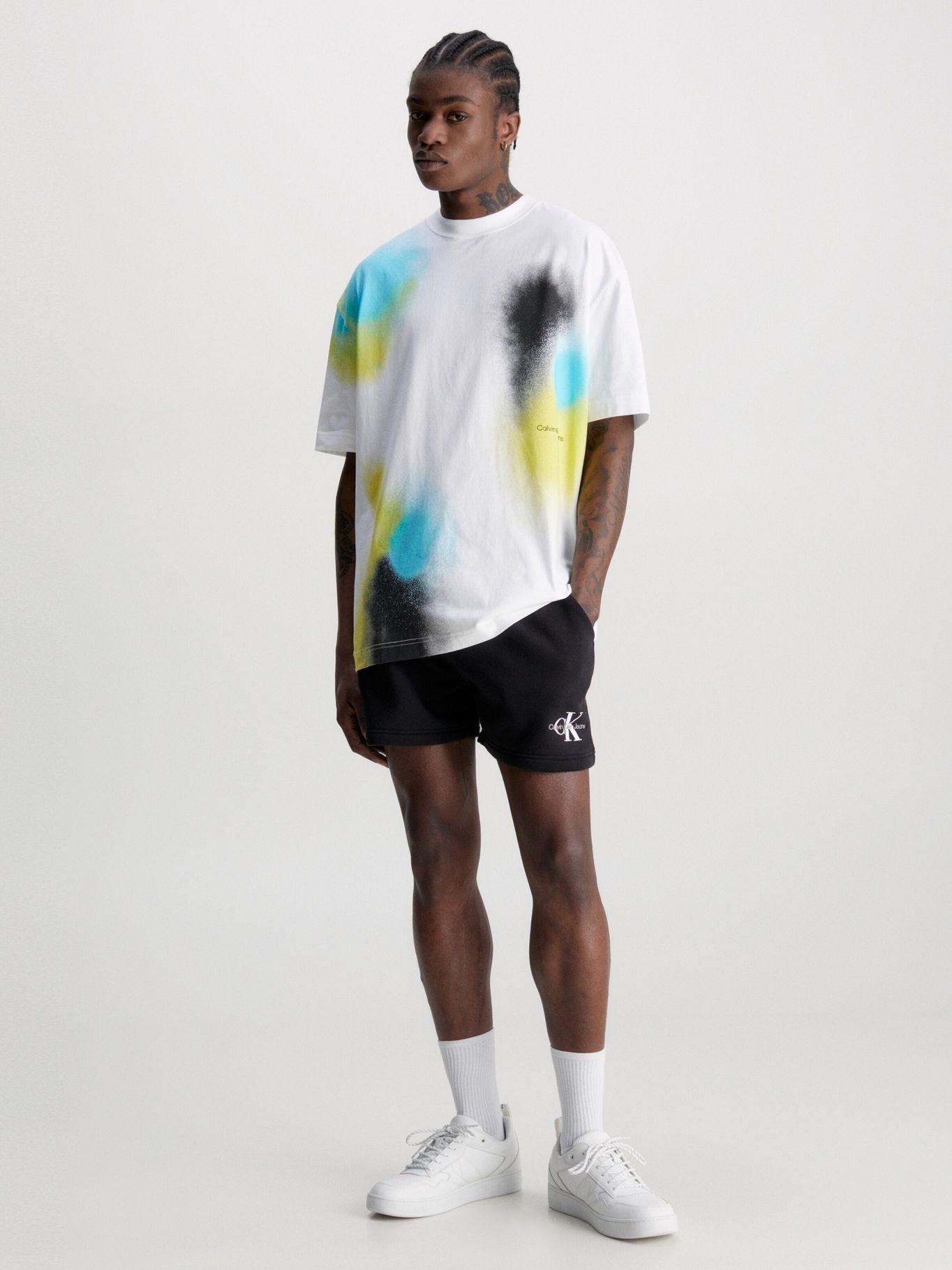 Polera Graphic Spray Blanco Calvin Klein-1