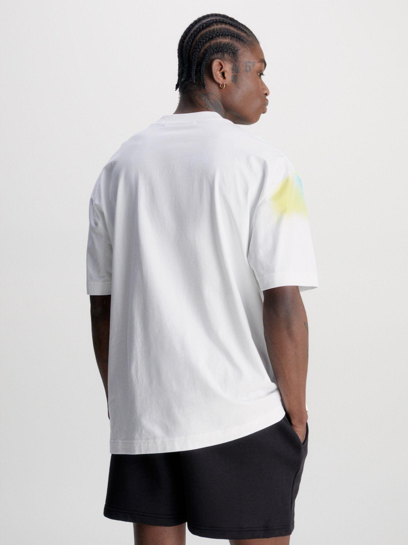 Polera Graphic Spray Blanco Calvin Klein-2