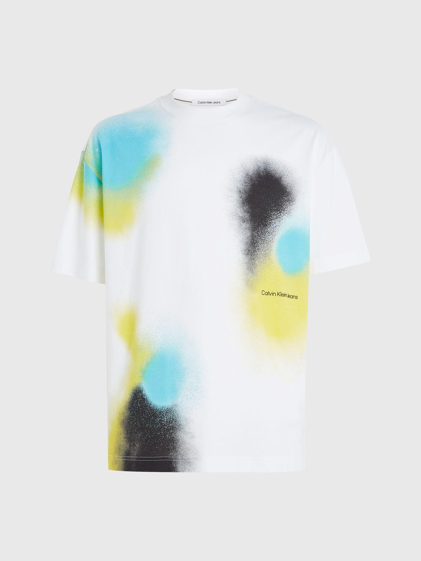 Polera Graphic Spray Blanco Calvin Klein-4