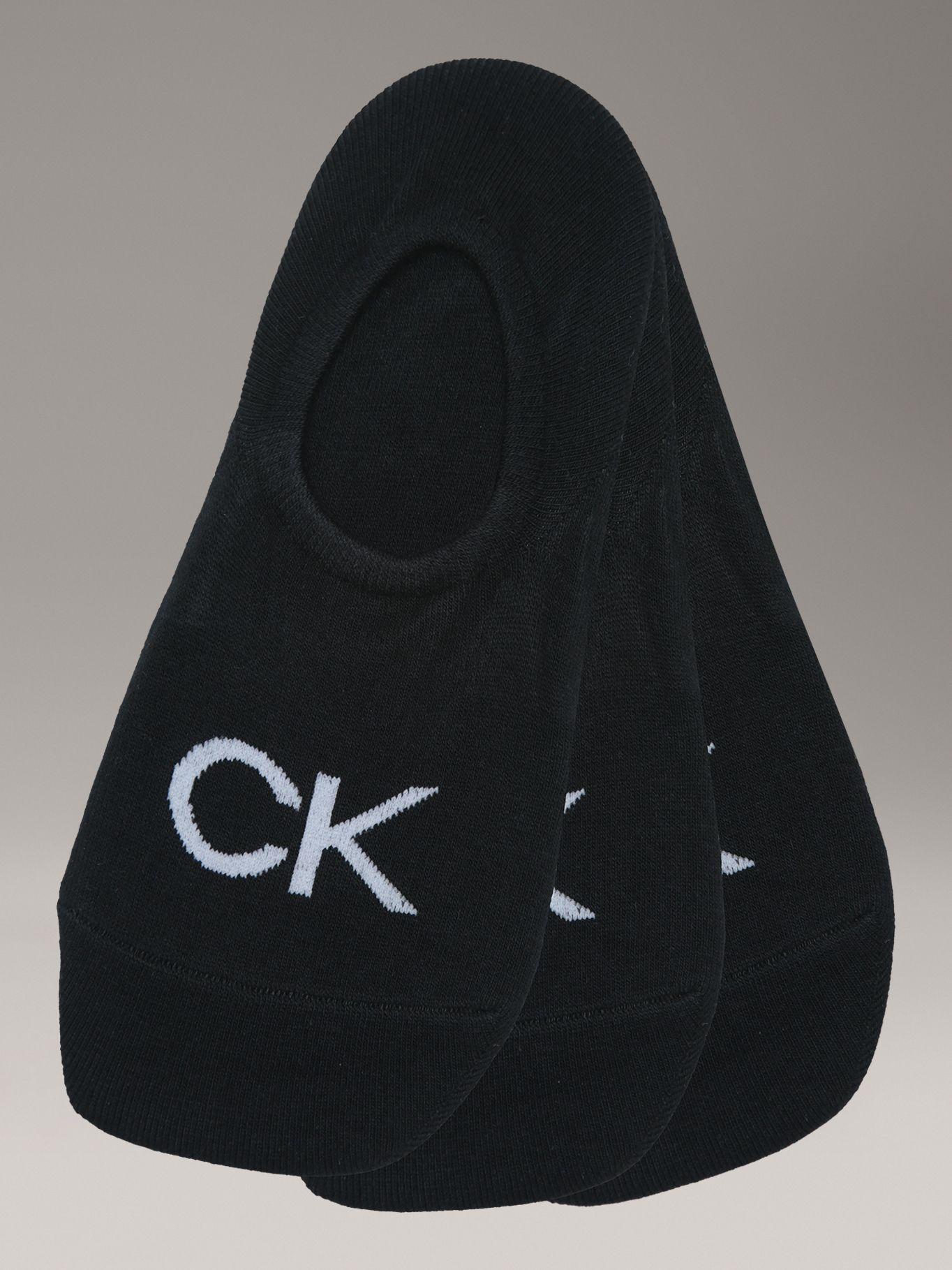 Pack de 3 Calcetines Tipo Liner Negro Calvin Klein-0