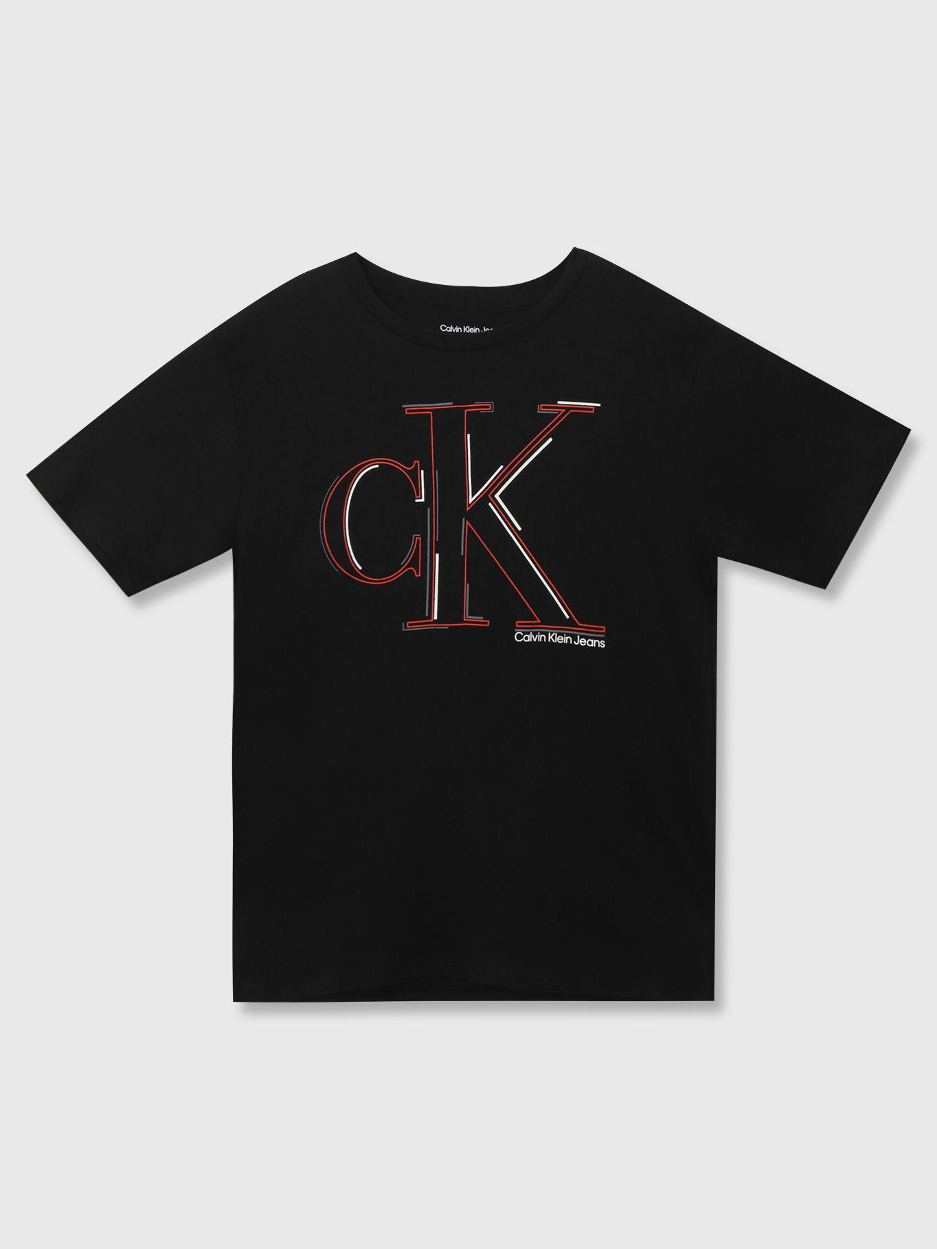 Polera Niño Moving CK Negro Calvin Klein-0