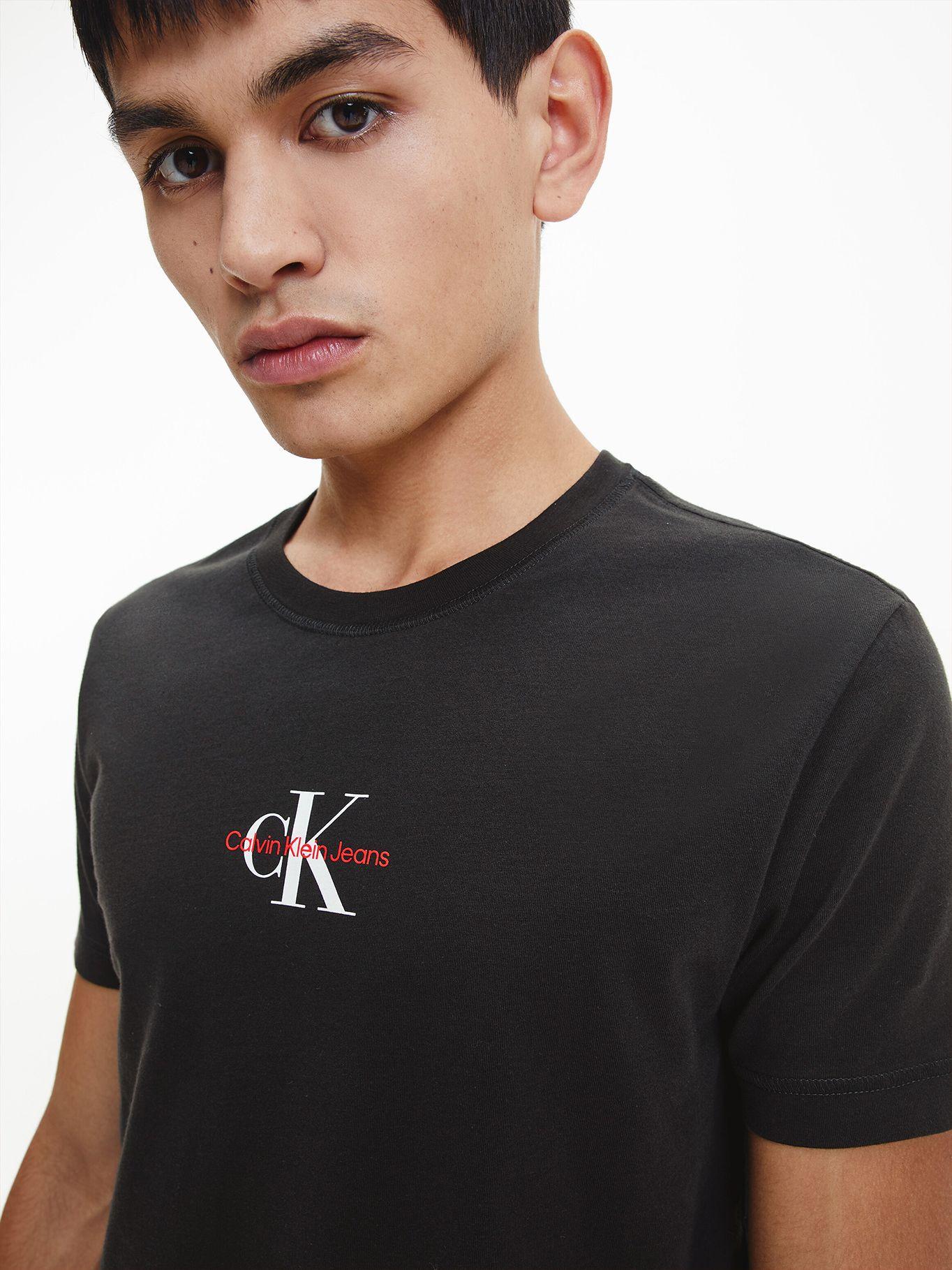 Polera Monogram Logo Negro SP22 Calvin Klein-3