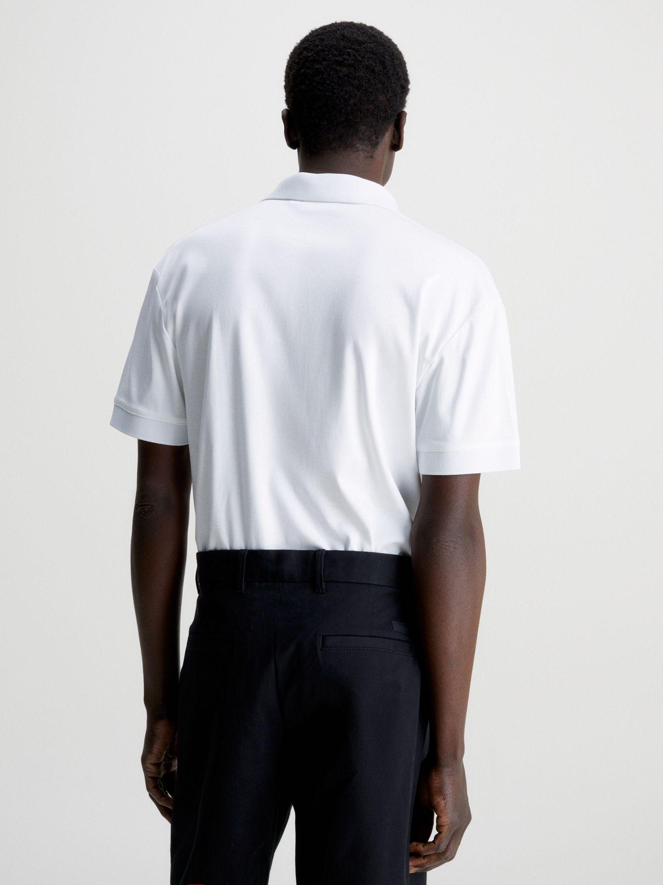 Polo Smooth Open Blanco YAF Calvin Klein-2