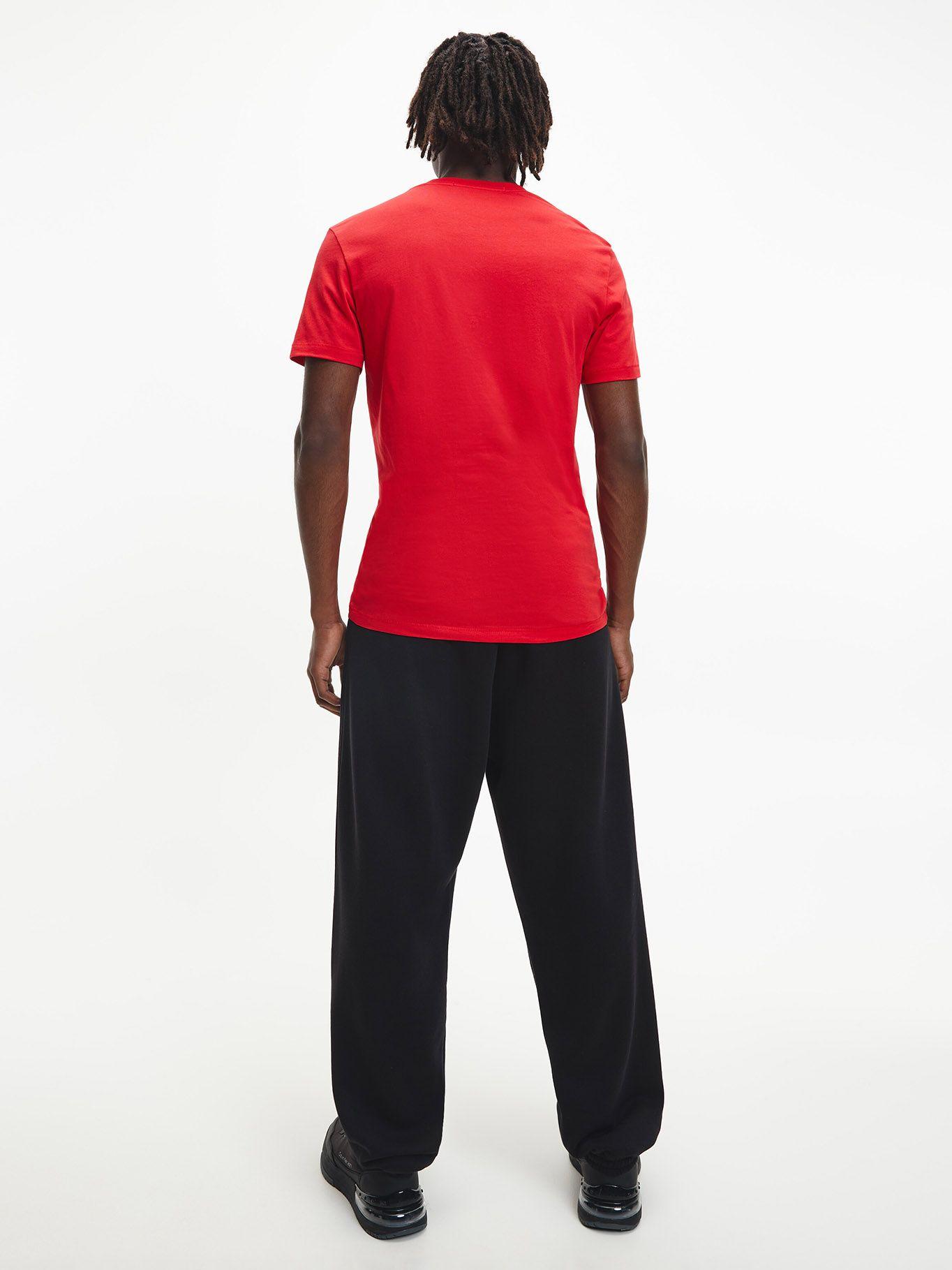 Polera Seasonal Monogram Rojo Calvin Klein-2