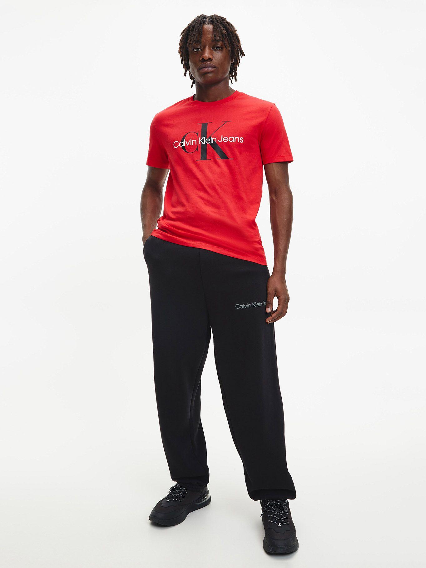 Polera Seasonal Monogram Rojo Calvin Klein-1