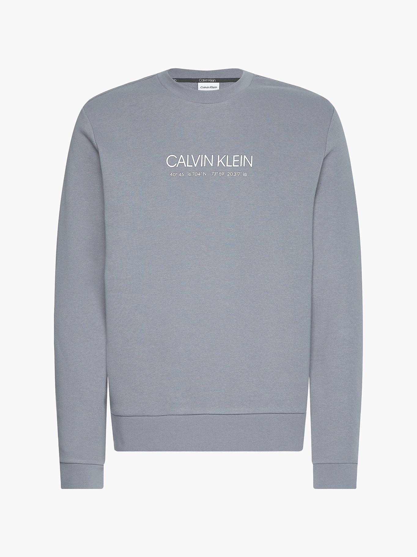 Polerón Logo Coordinates Gris Calvin Klein-4