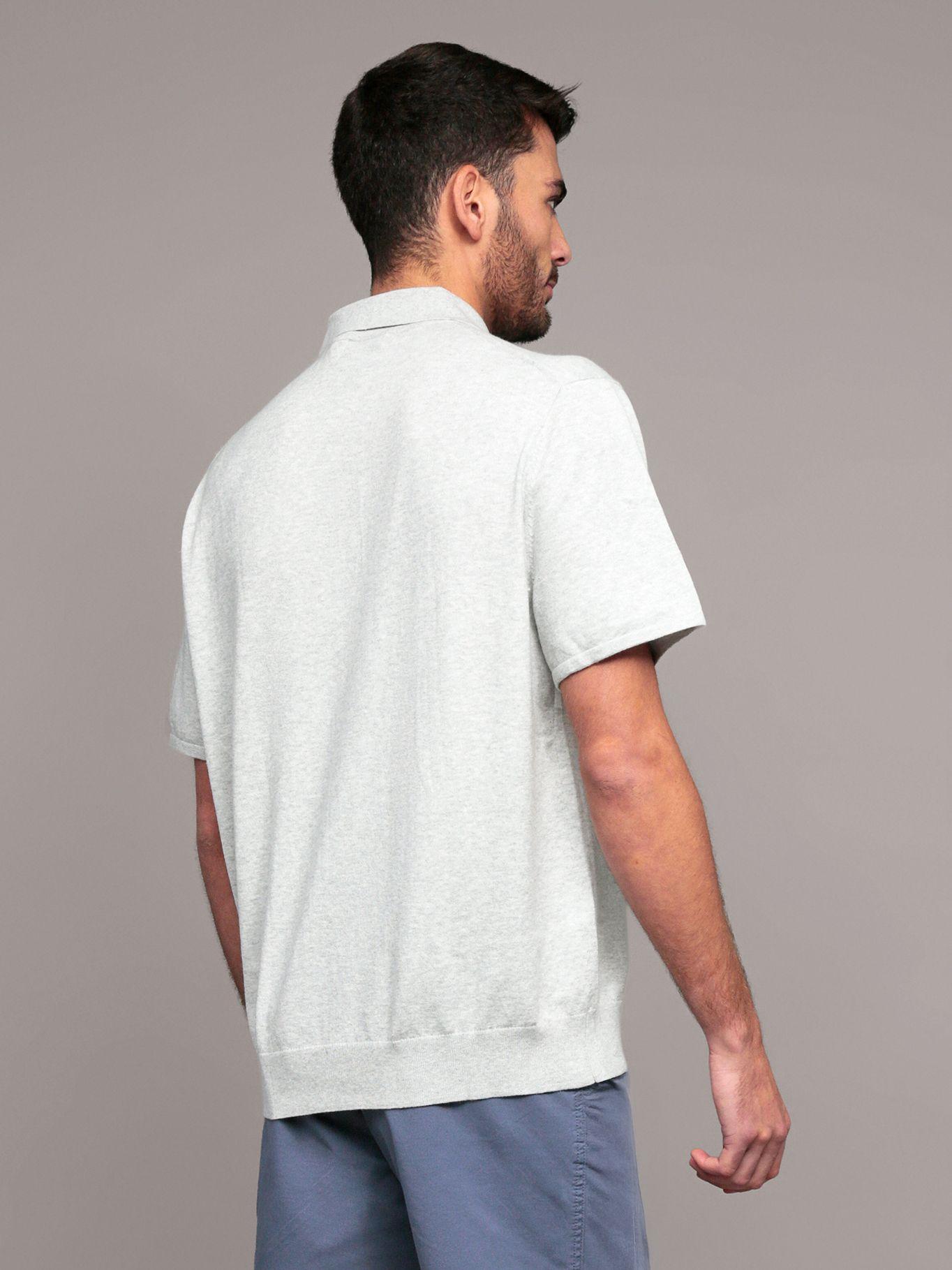 Sweater polo hallmark Gris Calvin Klein-3