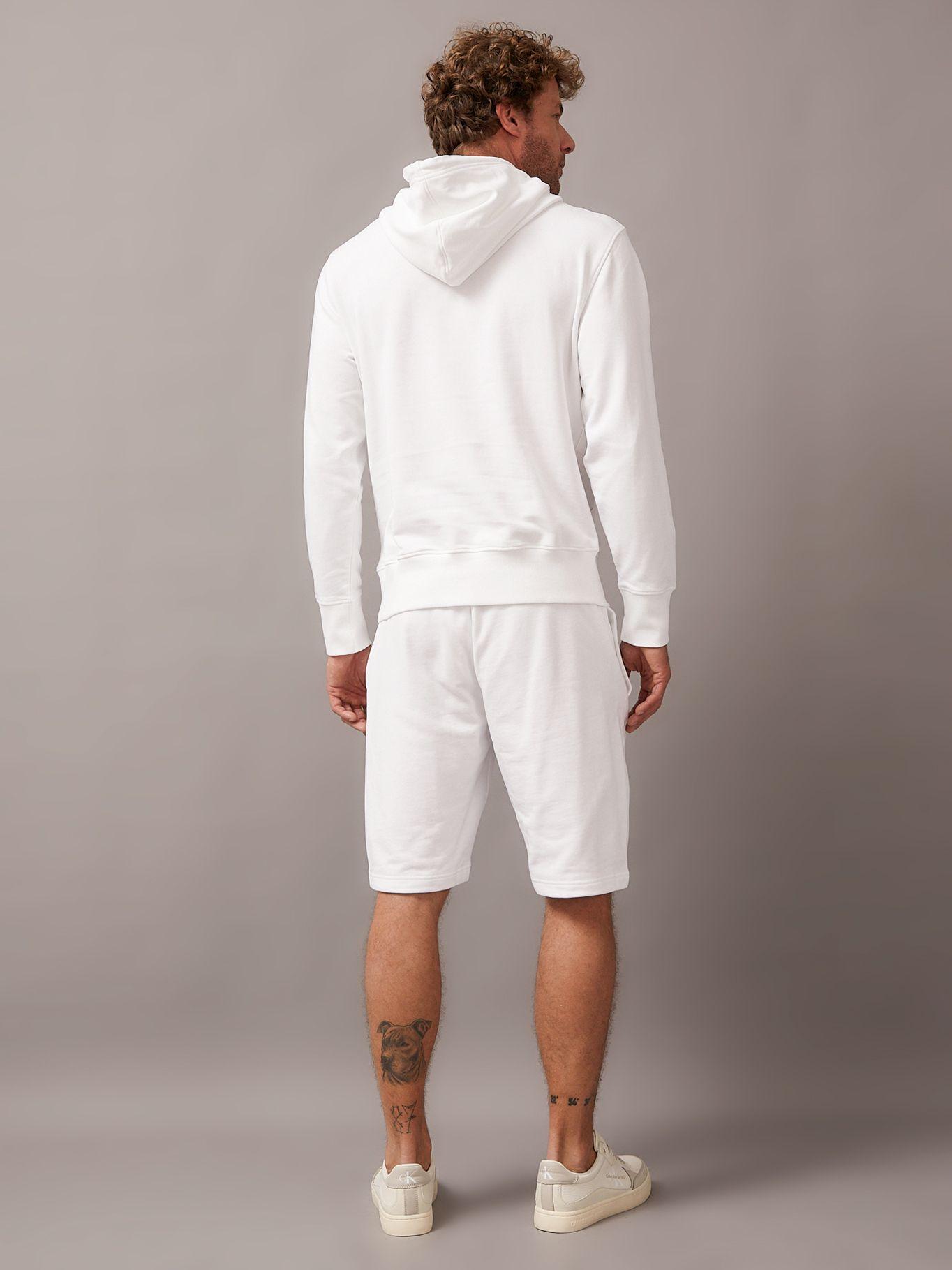 Polerón Gorro Disrupted Outline Blanco Calvin Klein-2