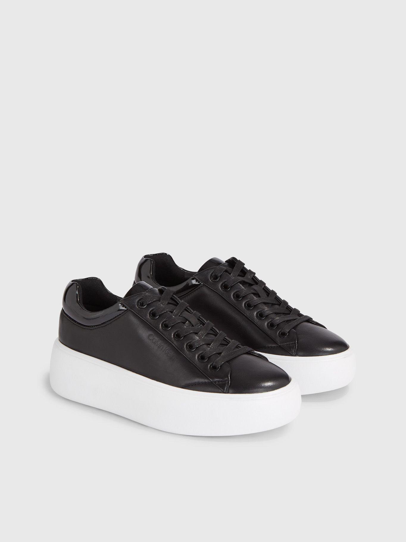 Zapatilla Bobble Cupsole Lace Up Negro Calvin Klein-0