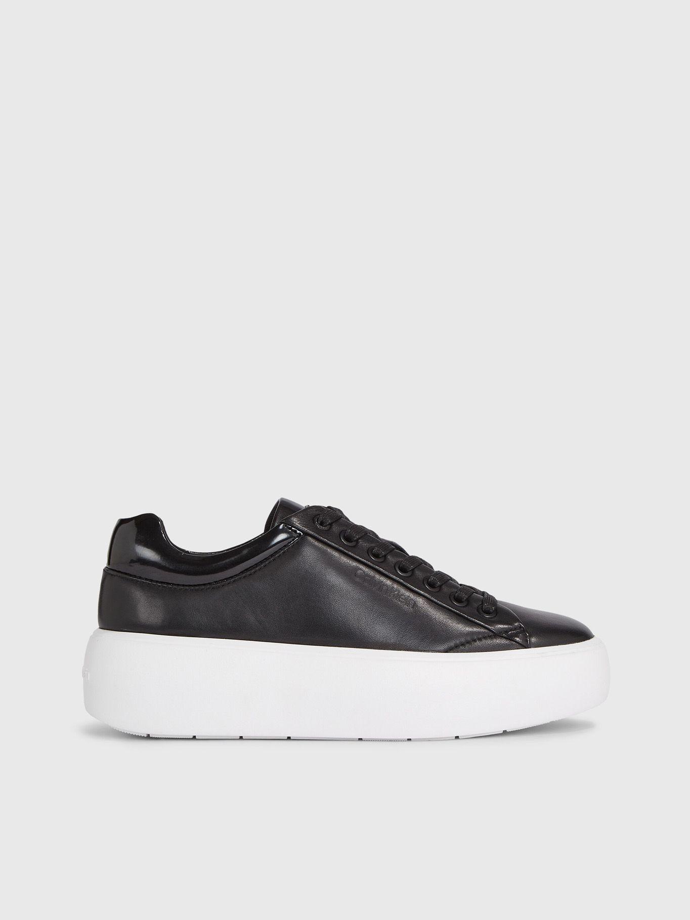 Zapatilla Bobble Cupsole Lace Up Negro Calvin Klein-4