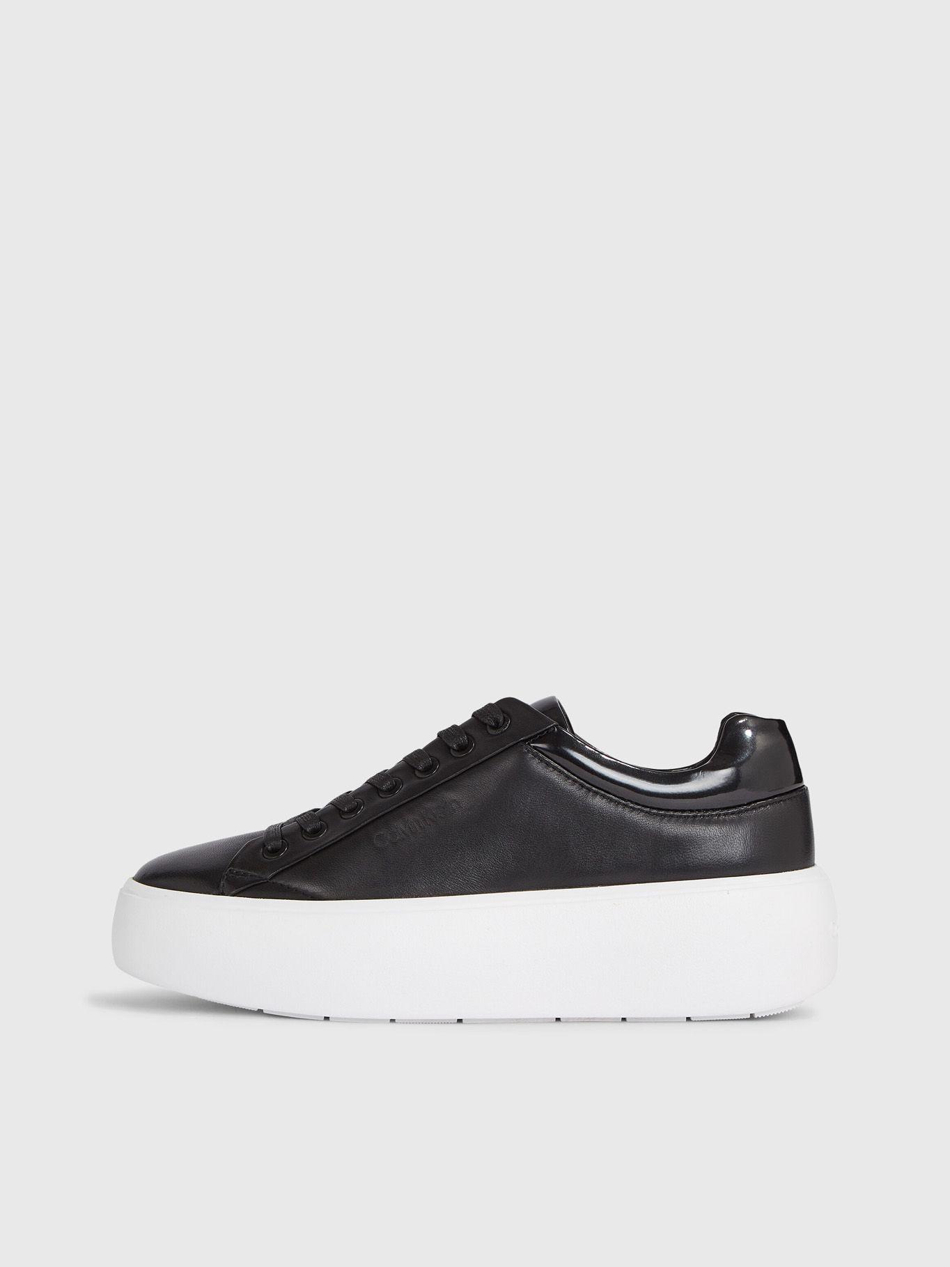 Zapatilla Bobble Cupsole Lace Up Negro Calvin Klein-5