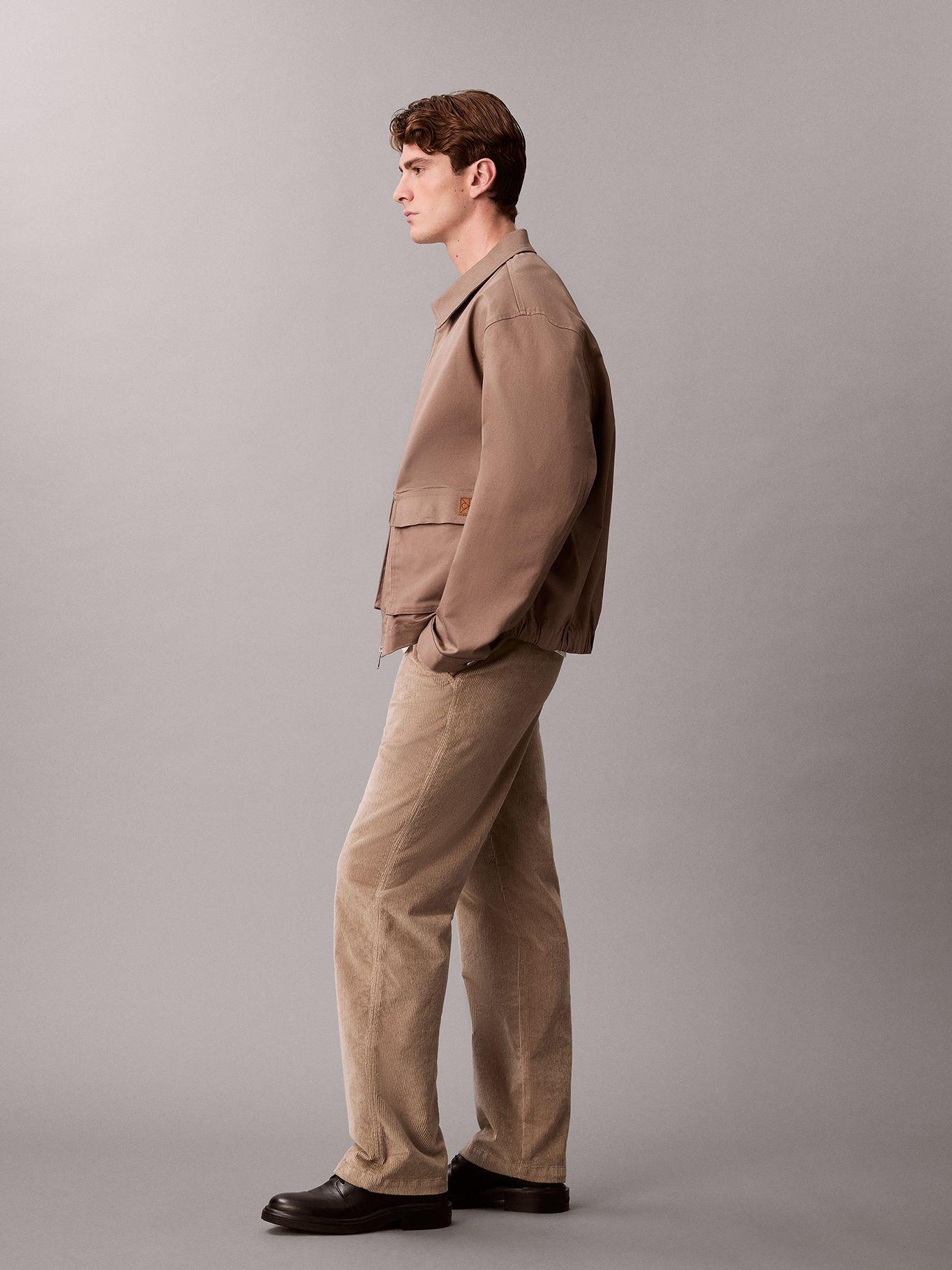 Pantalón Recto de Pana Estilo 90S Beige Calvin Klein-3