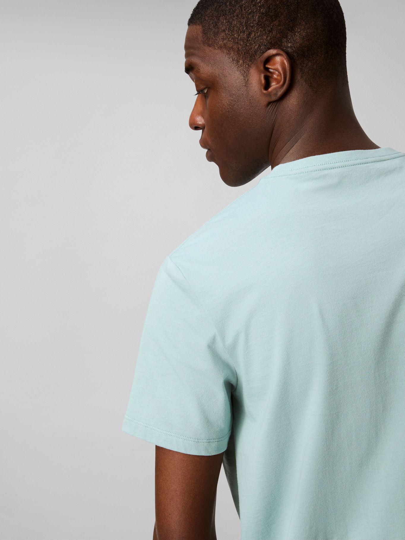 Polera con Logotipo Tonal Verde Calvin Klein-4