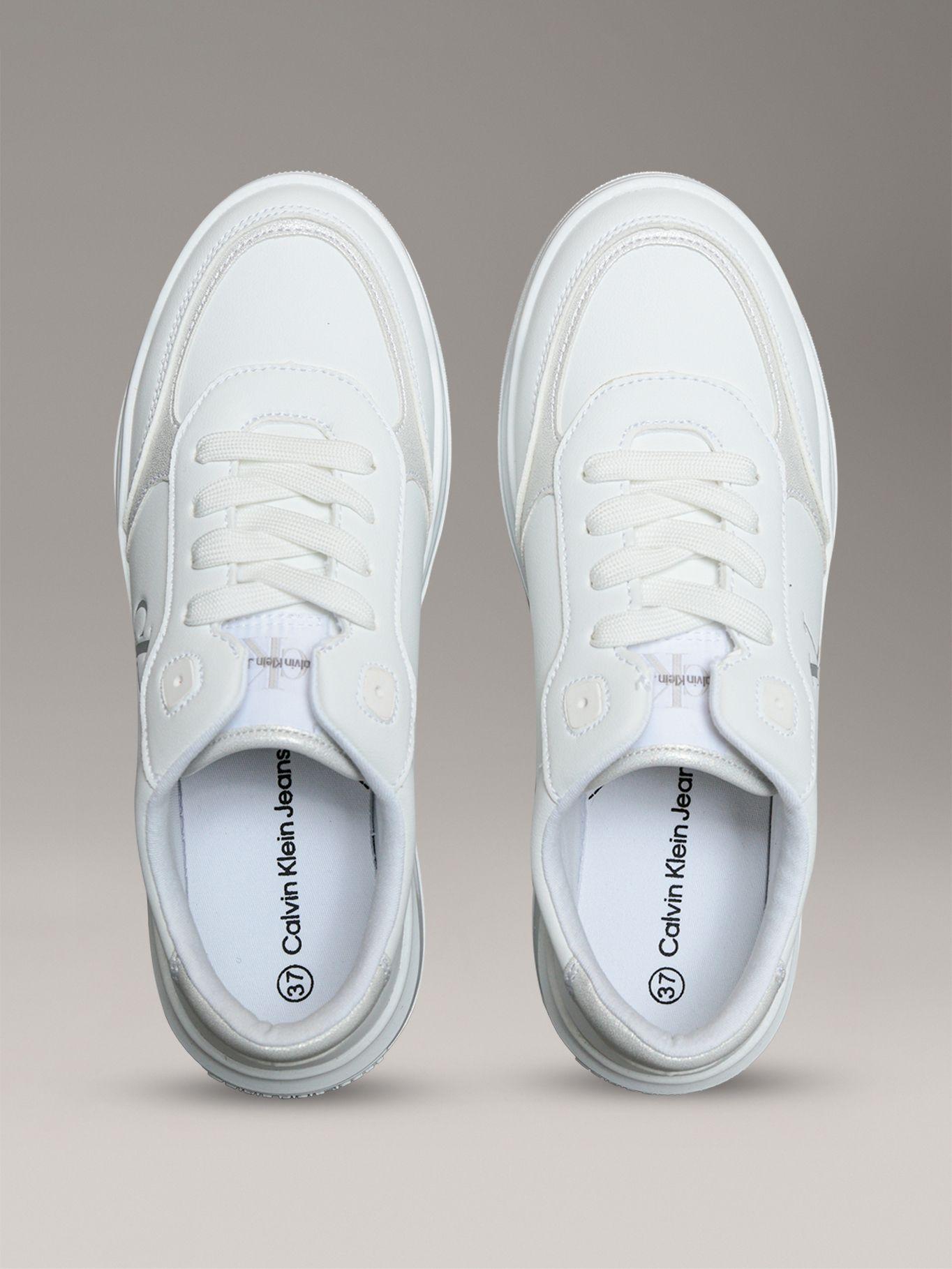 Zapatillas Niña Low Cut Lac 025 Blanco Calvin Klein-2