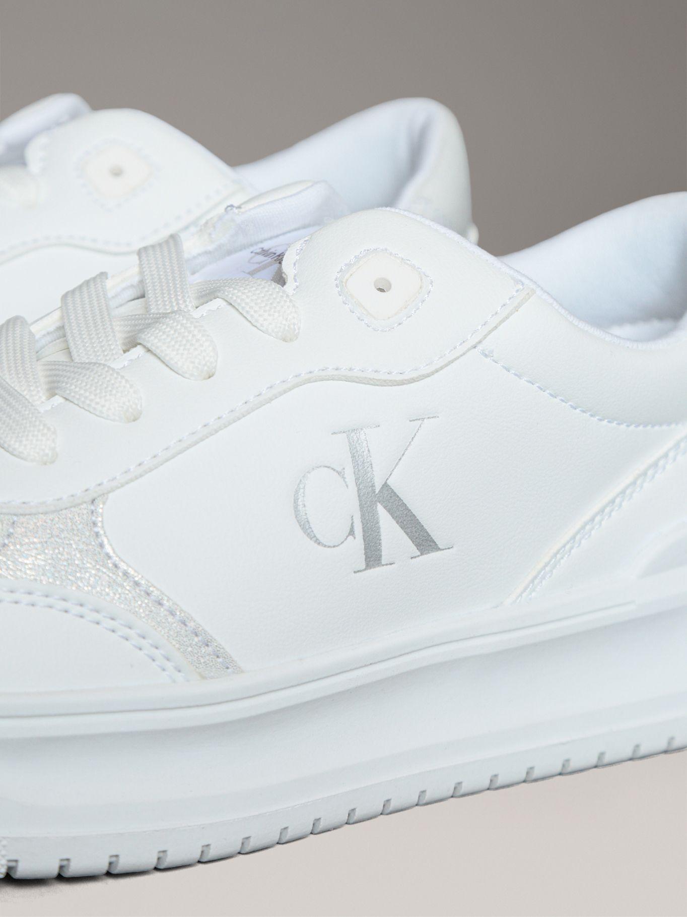 Zapatillas Niña Low Cut Lac 025 Blanco Calvin Klein-6