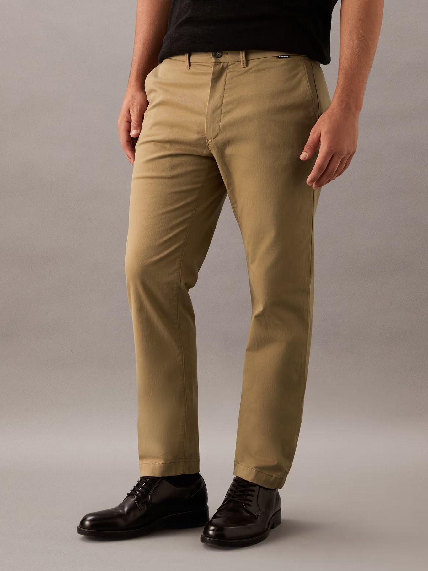 Pantalón Chino Modern BR Twill Beige Calvin Klein-0