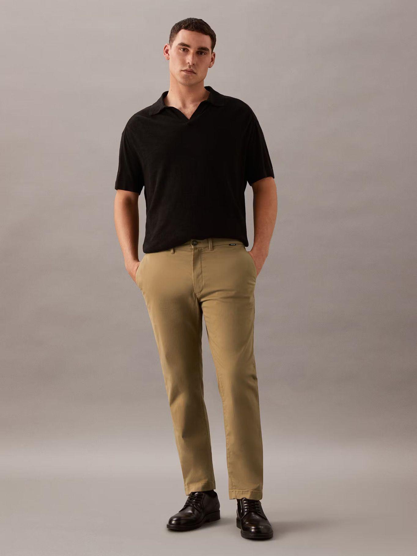 Pantalón Chino Modern BR Twill Beige Calvin Klein-1